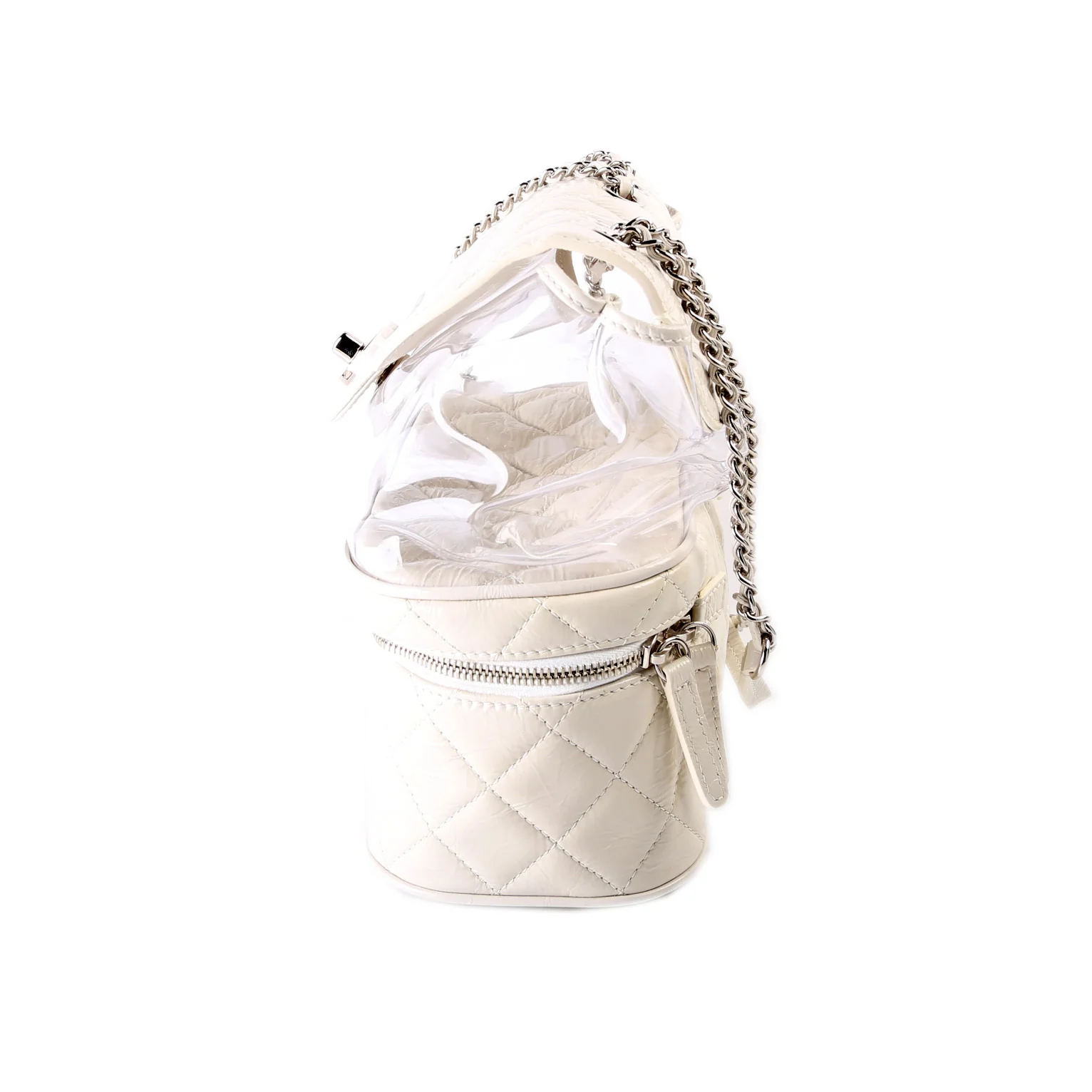 Aquarium Shoulder Bag PVC/Shiny Calfskin 25M - Image 4