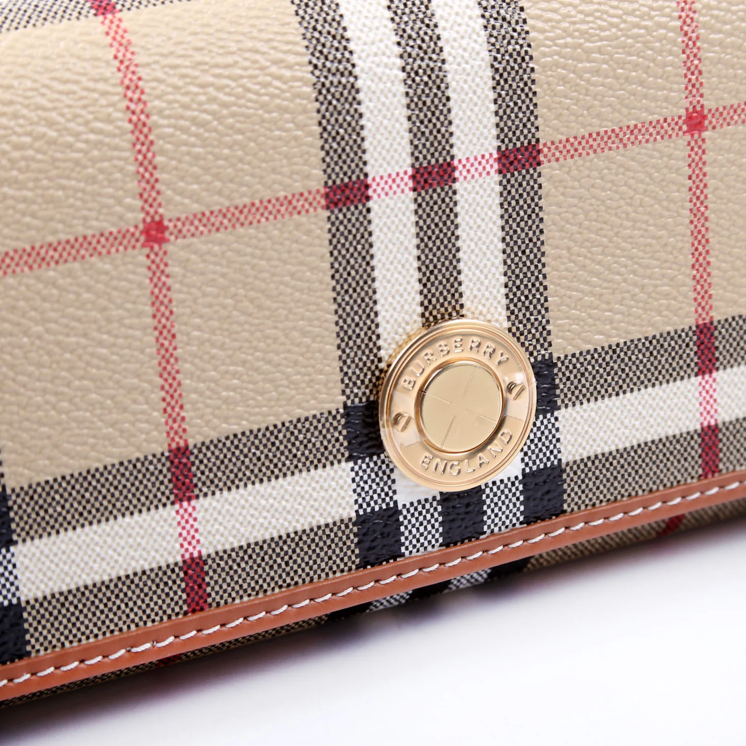 Archive Check Continental Wallet Brown - Image 10