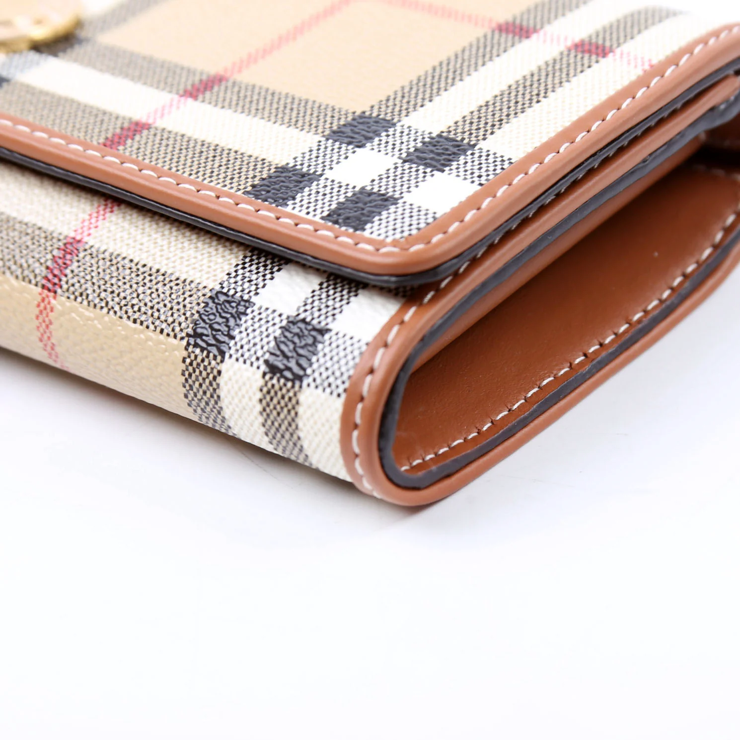 Archive Check Continental Wallet Brown - Image 7