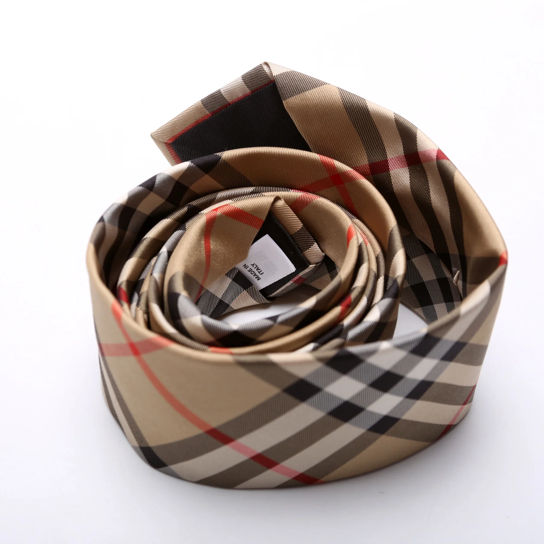 Archive Check Silk Scarf - Image 3