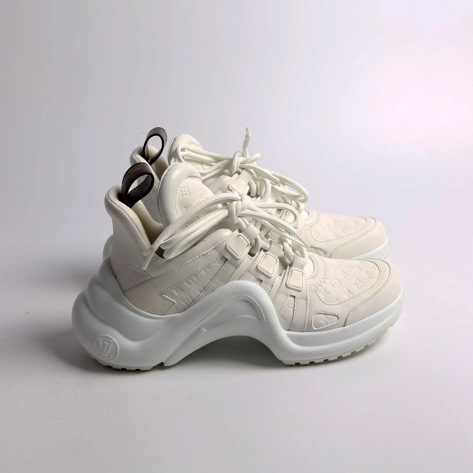 Archlight Sneakers Size 37 White/Brown - Image 3