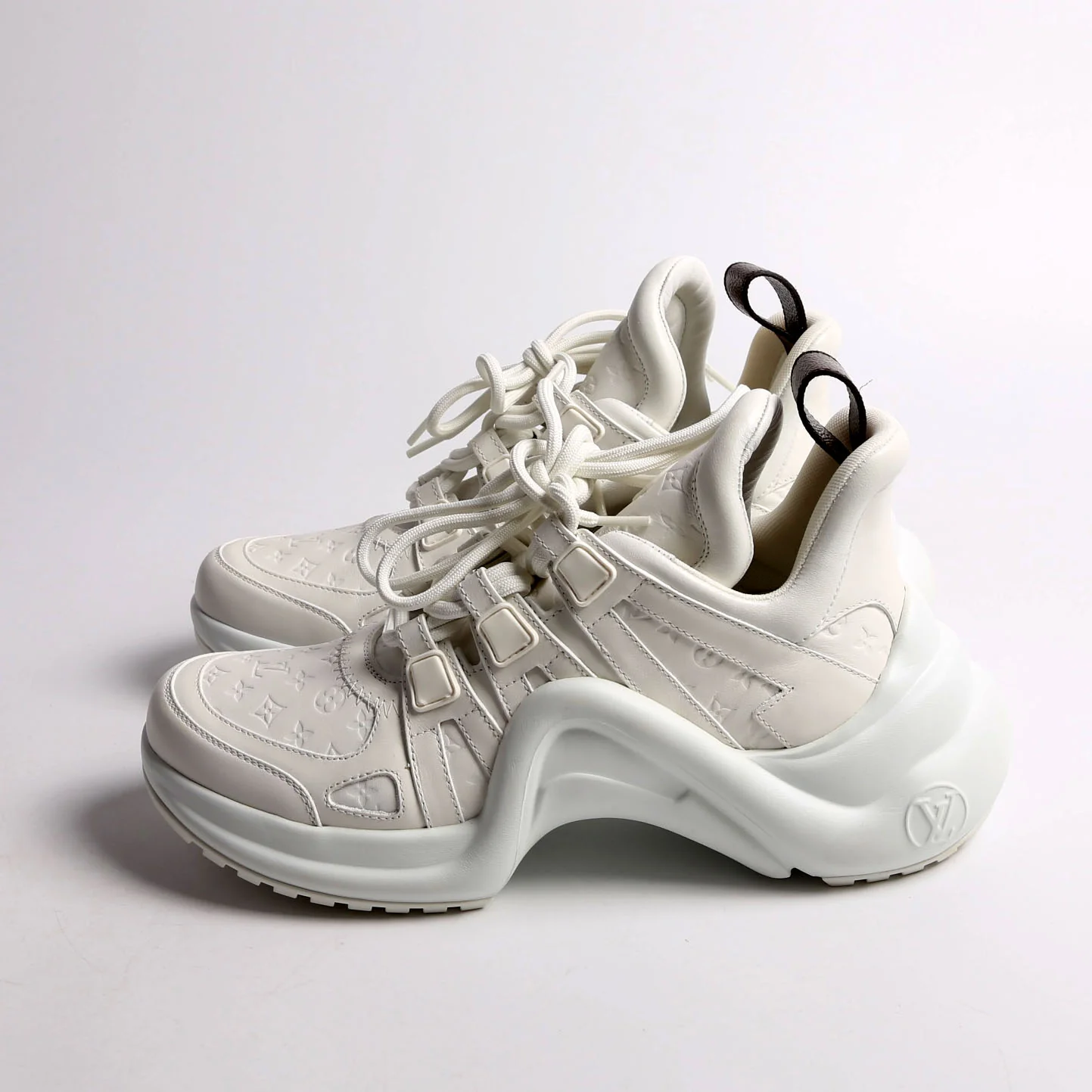Archlight Sneakers Size 37 White/Brown - Image 4