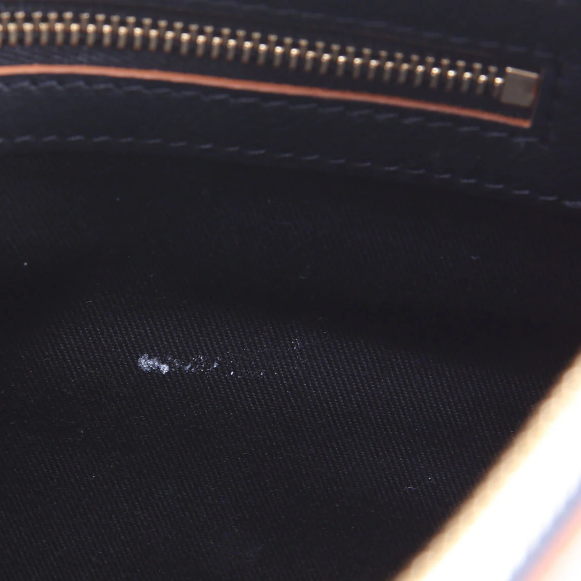 Aren Monogram Leather Crossbody Pouch Black - Image 9