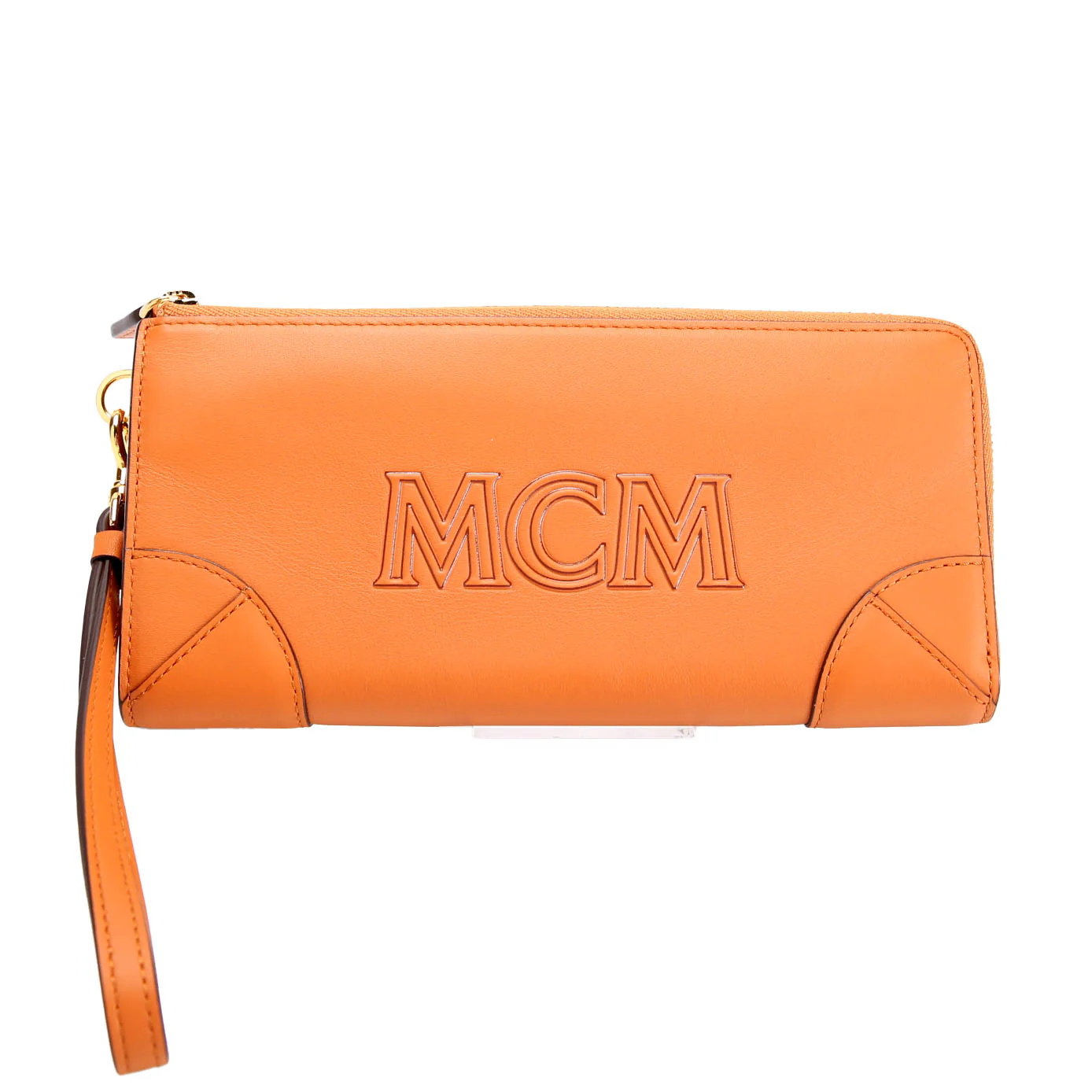 Aren Zip Around Wallet Spanish Calfskin Brown