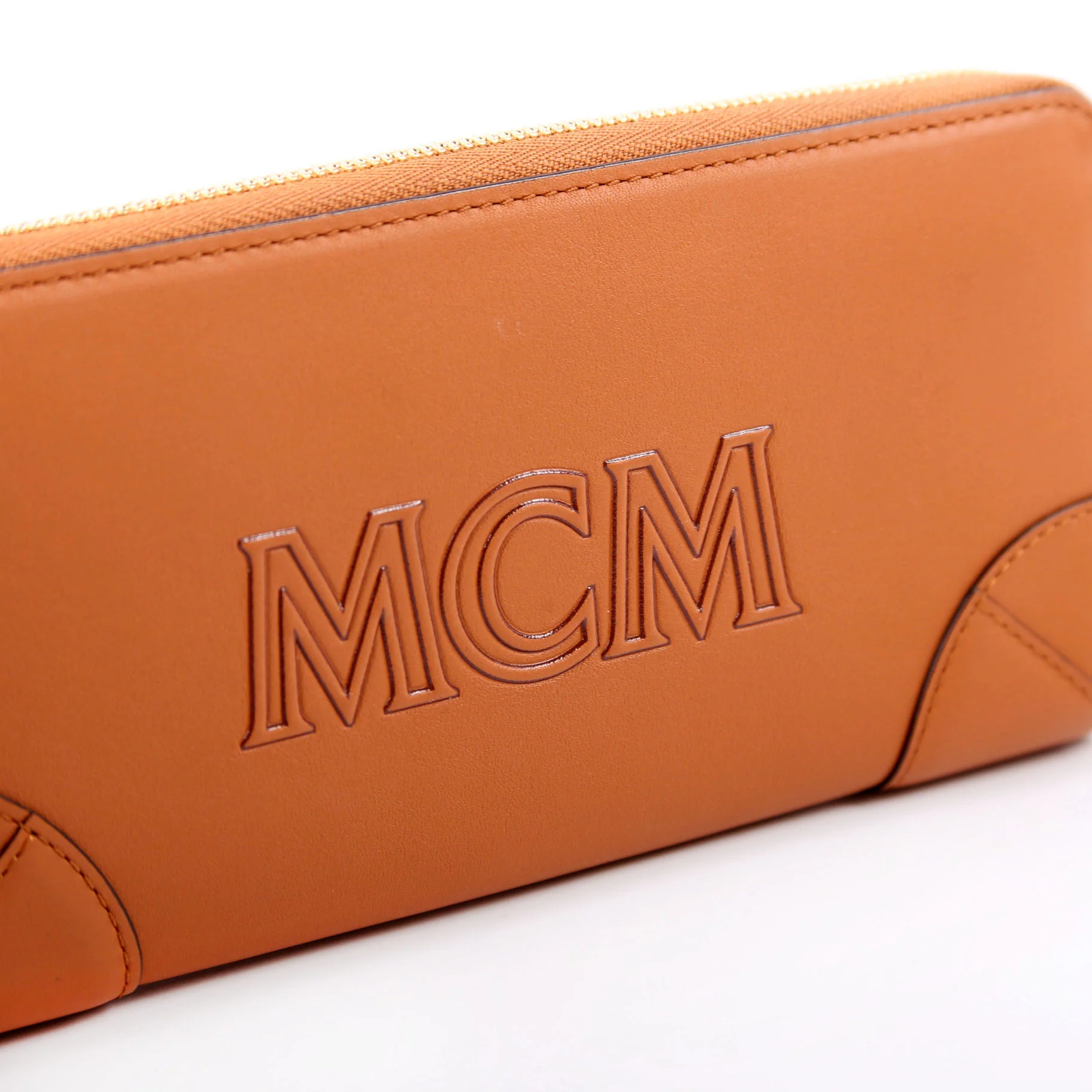 Aren Zip Around Wallet Spanish Calfskin Orange - Image 10