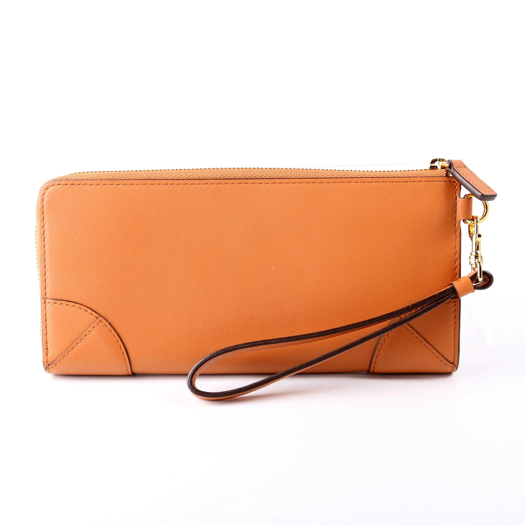Aren Zip Around Wallet Spanish Calfskin Orange - Image 2