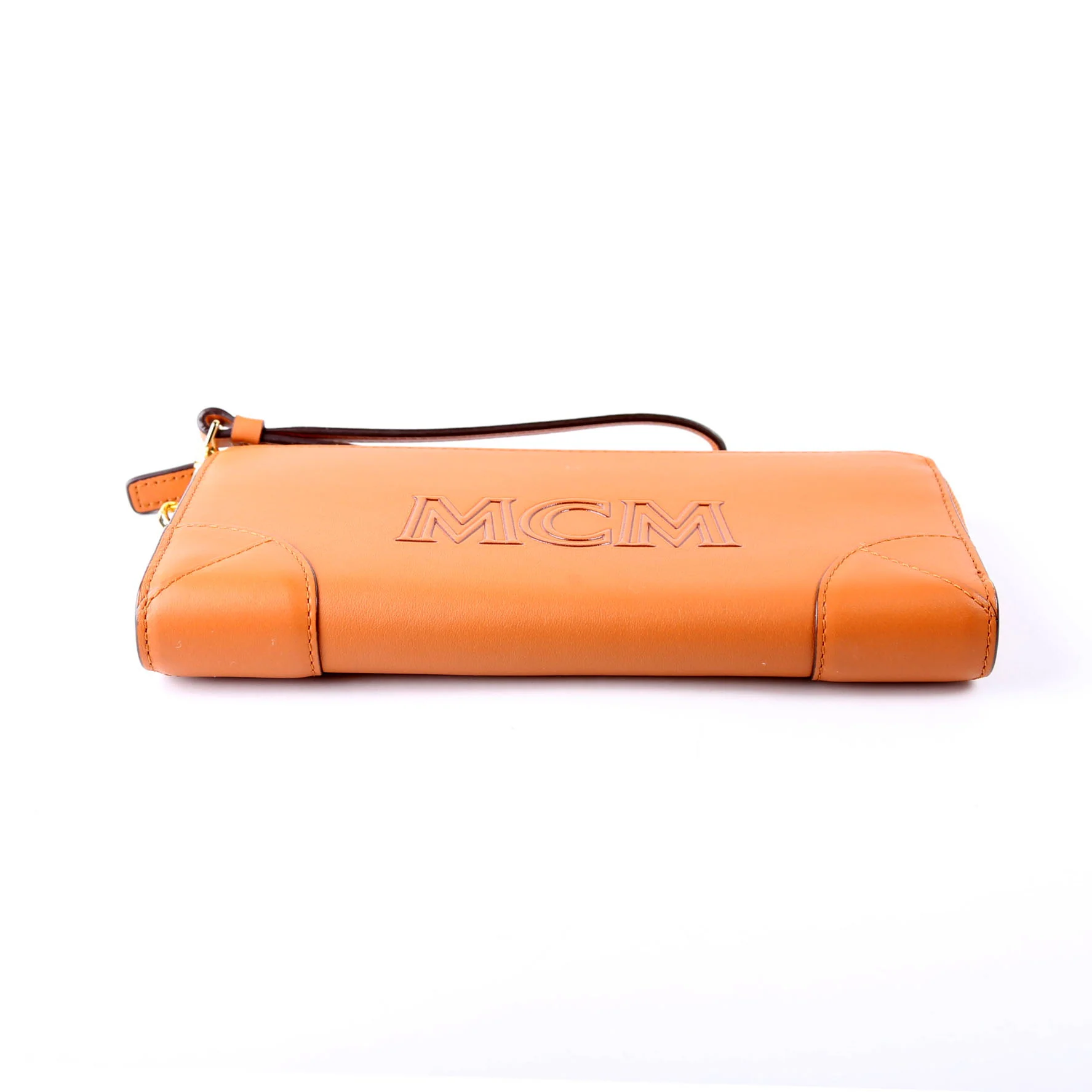 Aren Zip Around Wallet Spanish Calfskin Orange - Image 5