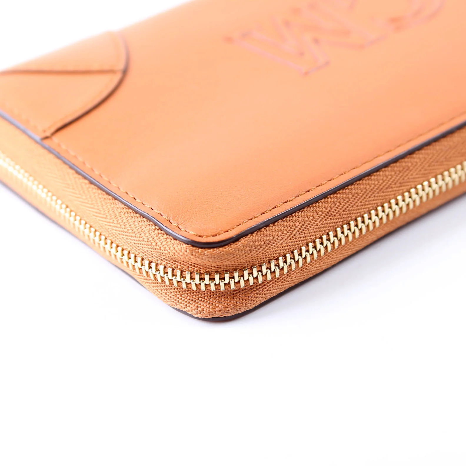 Aren Zip Around Wallet Spanish Calfskin Orange - Image 8