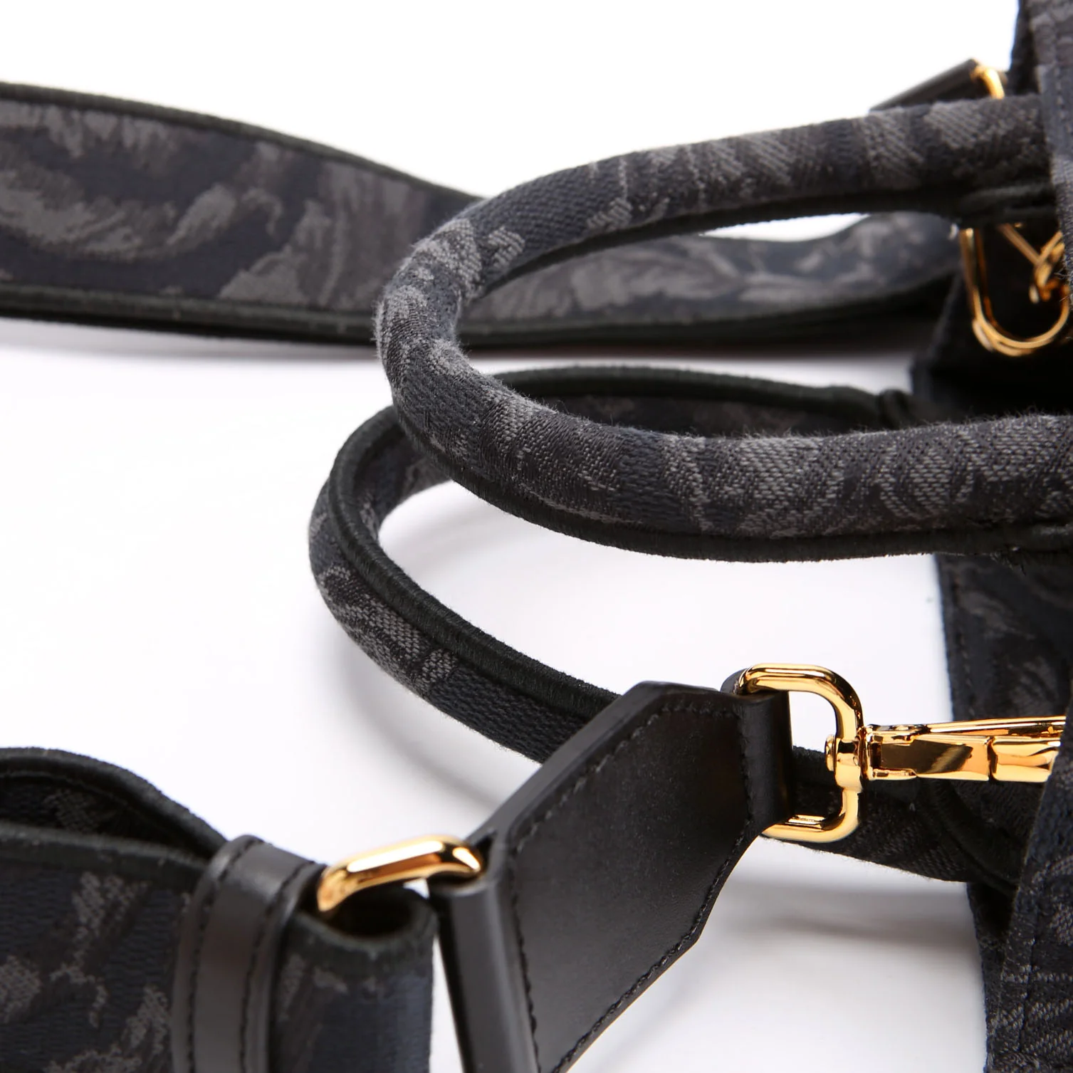 Athena Tote Small Barocco Black/Gray - Image 6