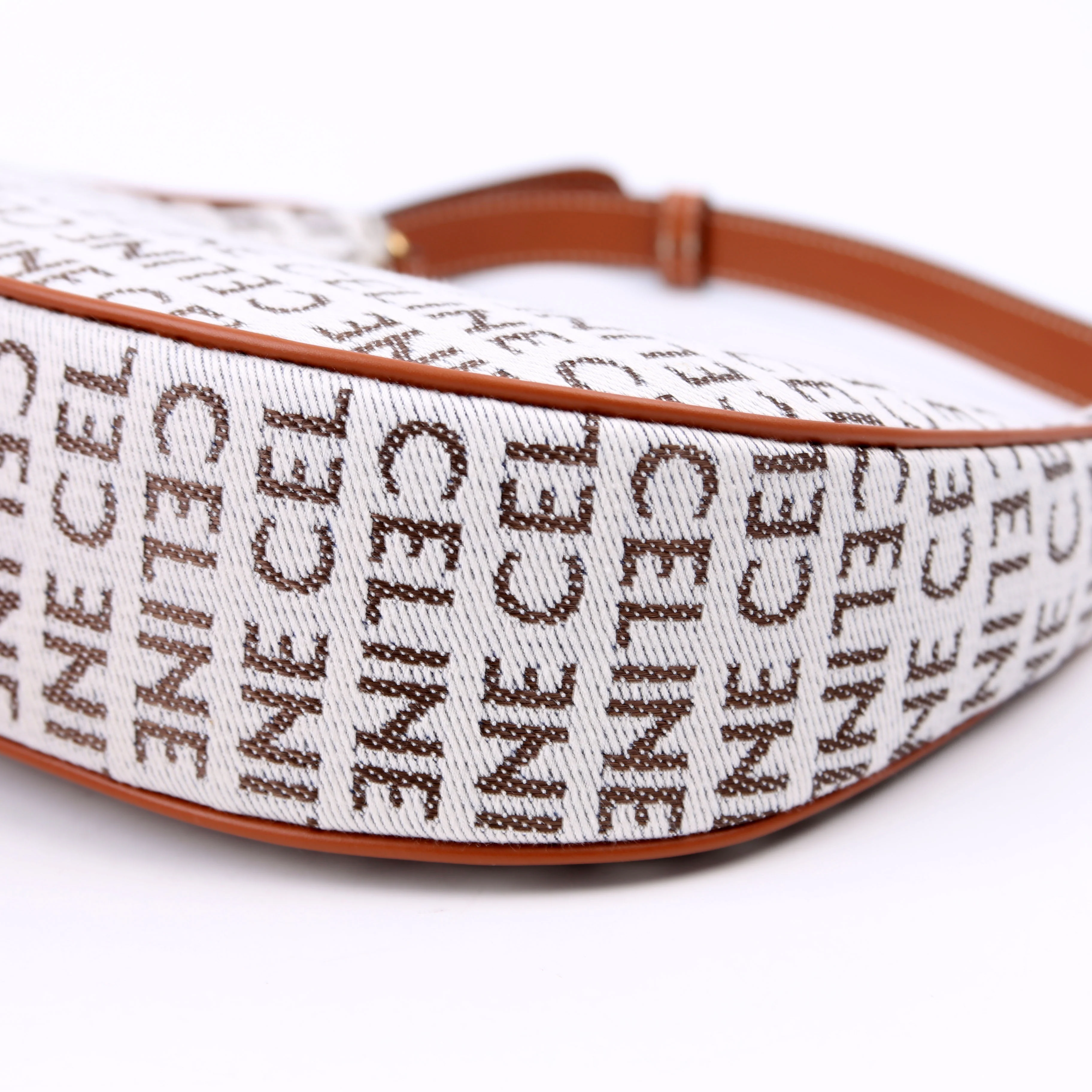 Ava Triomphe Medium Jacquard Logo/Calfskin - Image 7