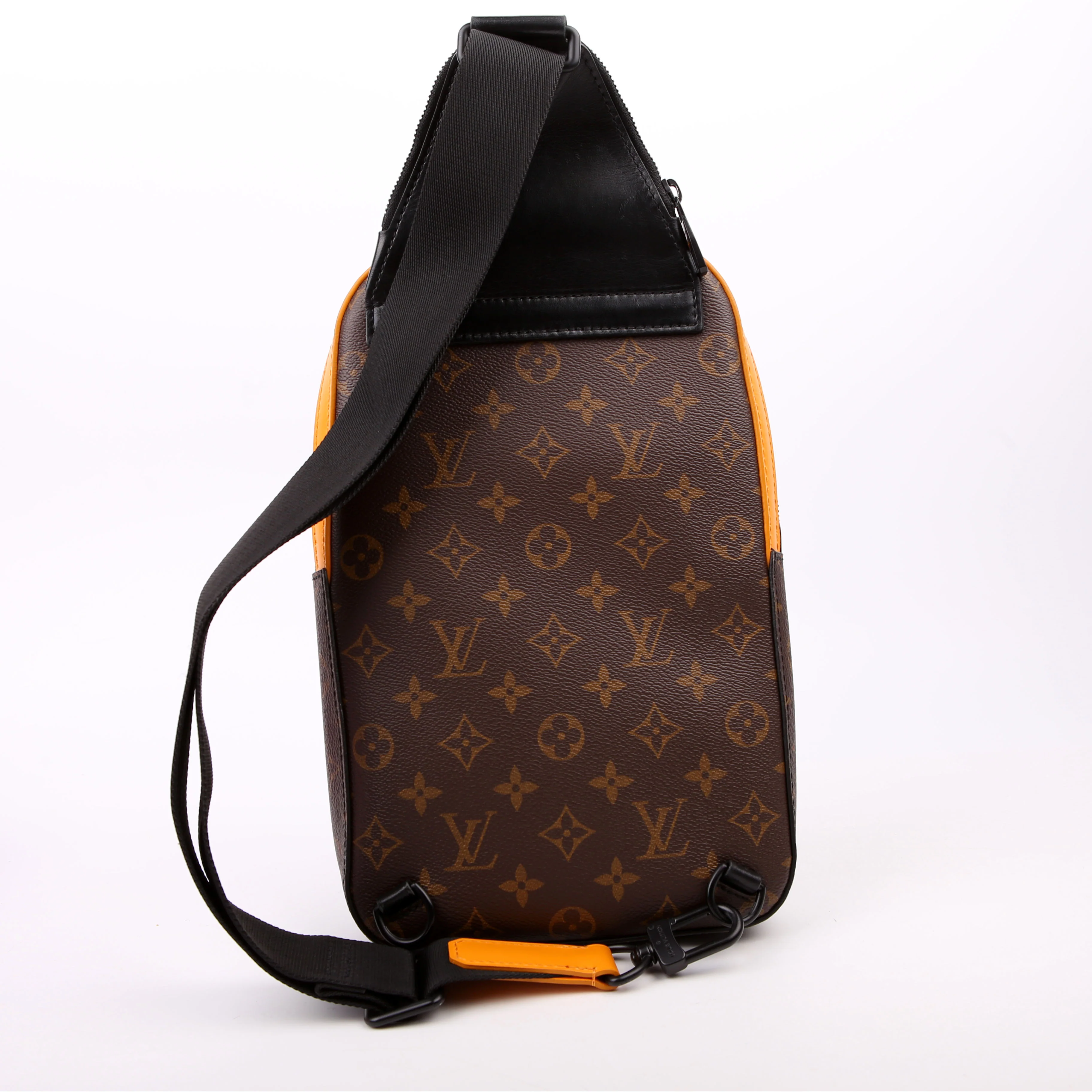 Avenue Sling Bag NM Monogram Black/Orange - Image 3