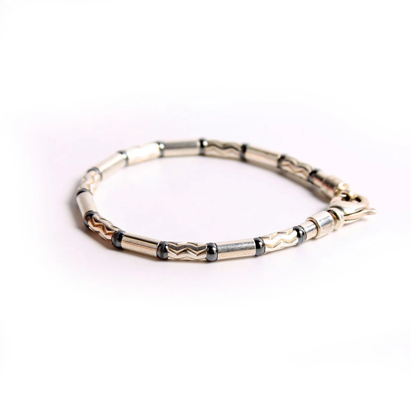Aztec Zigzag Bracelet Hemantite/925 - Image 2