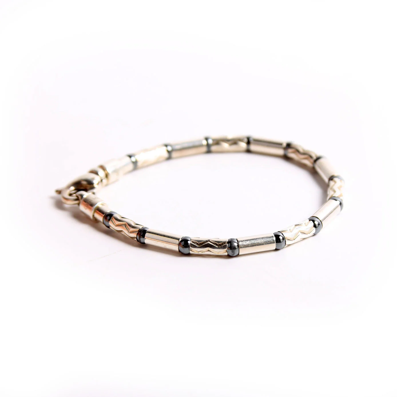 Aztec Zigzag Bracelet Hemantite/925 - Image 4