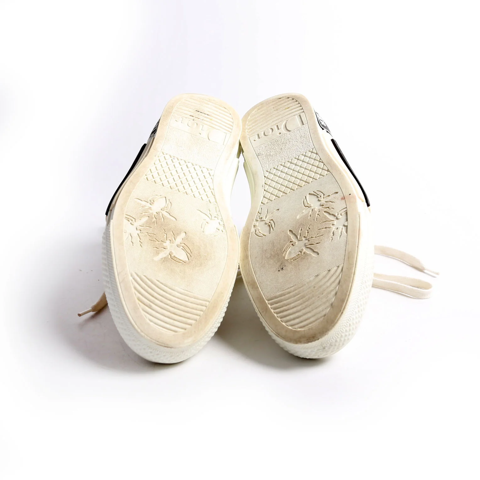 B23 Flowers Hightop Sneakers Size 38 White/Floral - Image 6