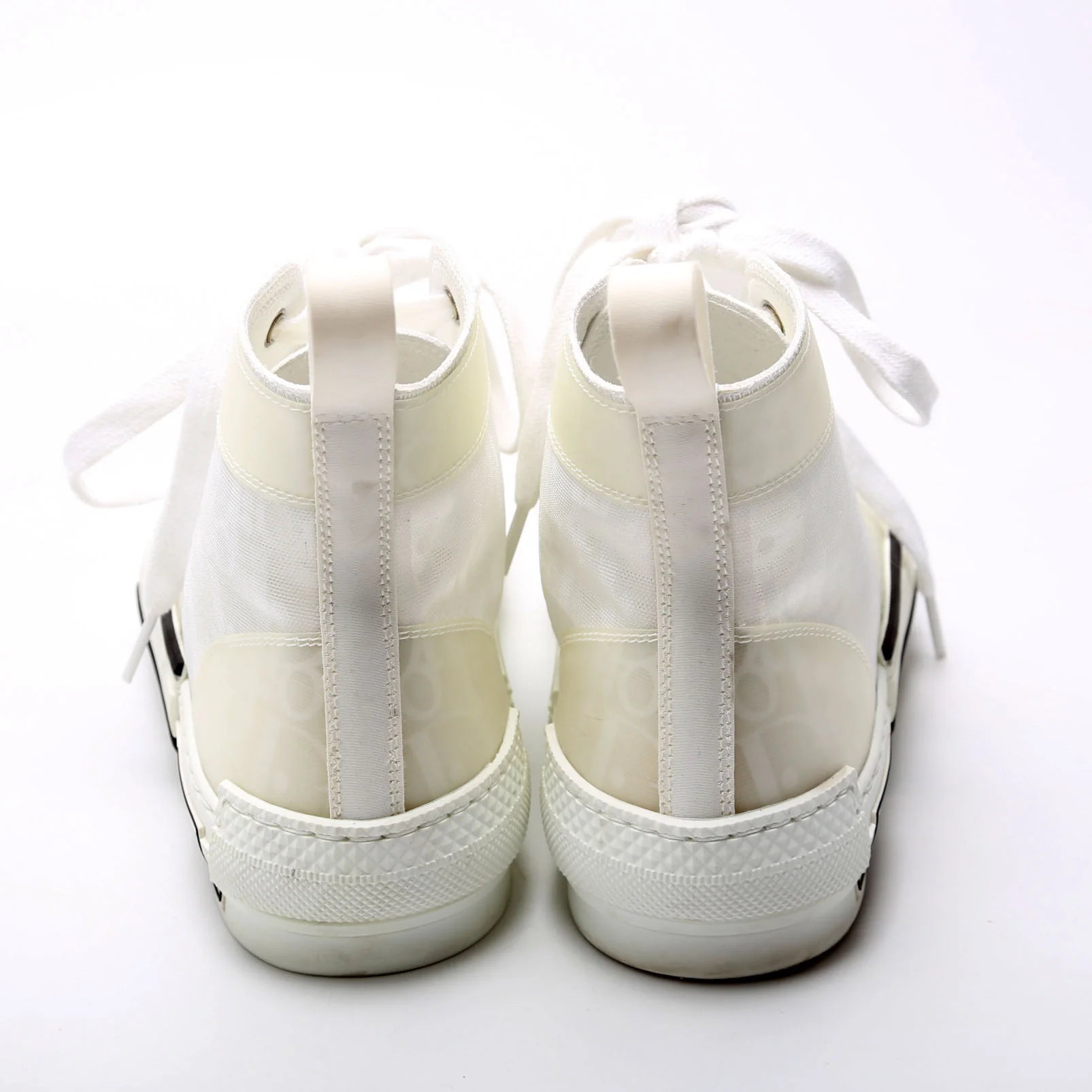 B23 Hightop Sneakers Size 36 White/Black - Image 4