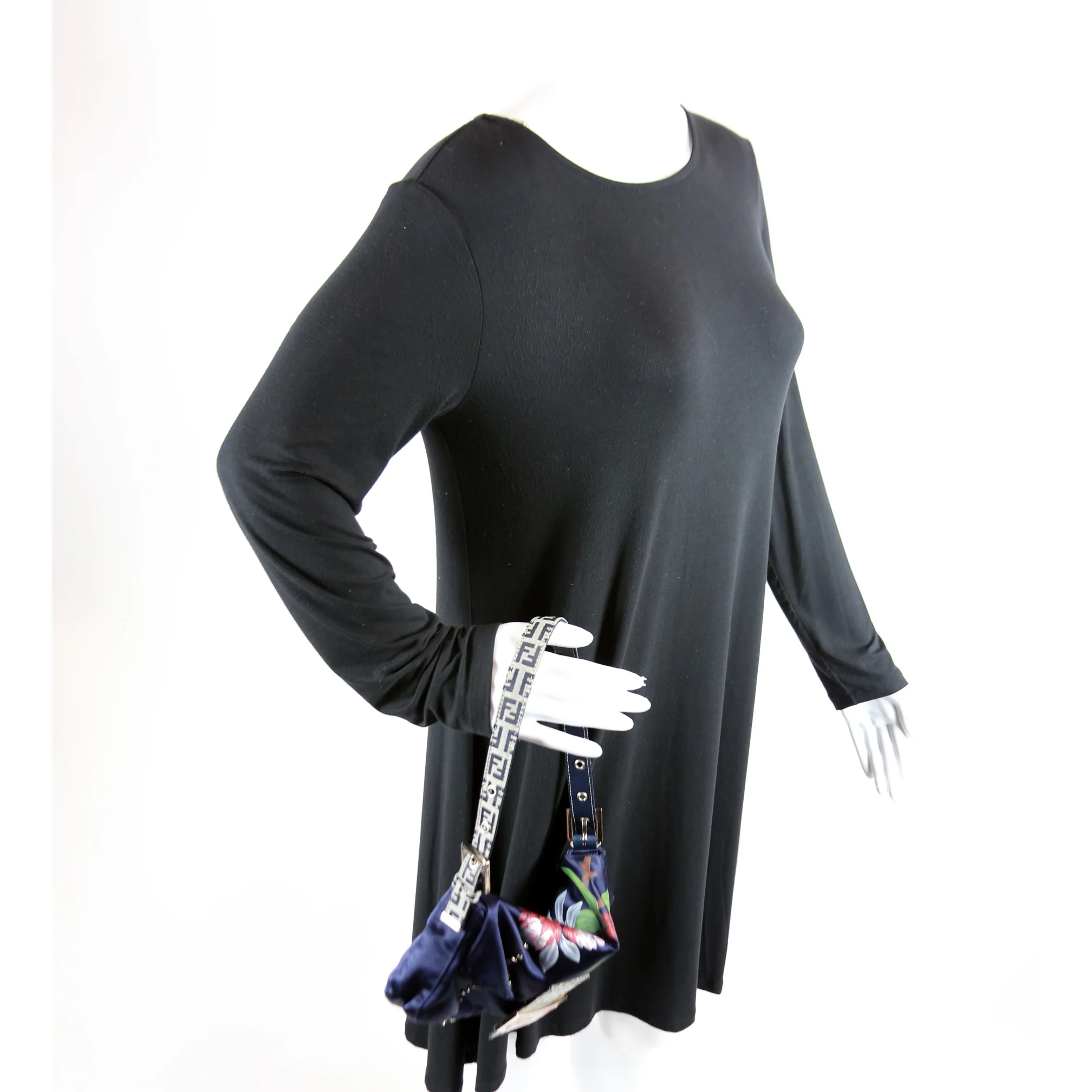 Baguette Embellished Floral Shoulder - Image 12