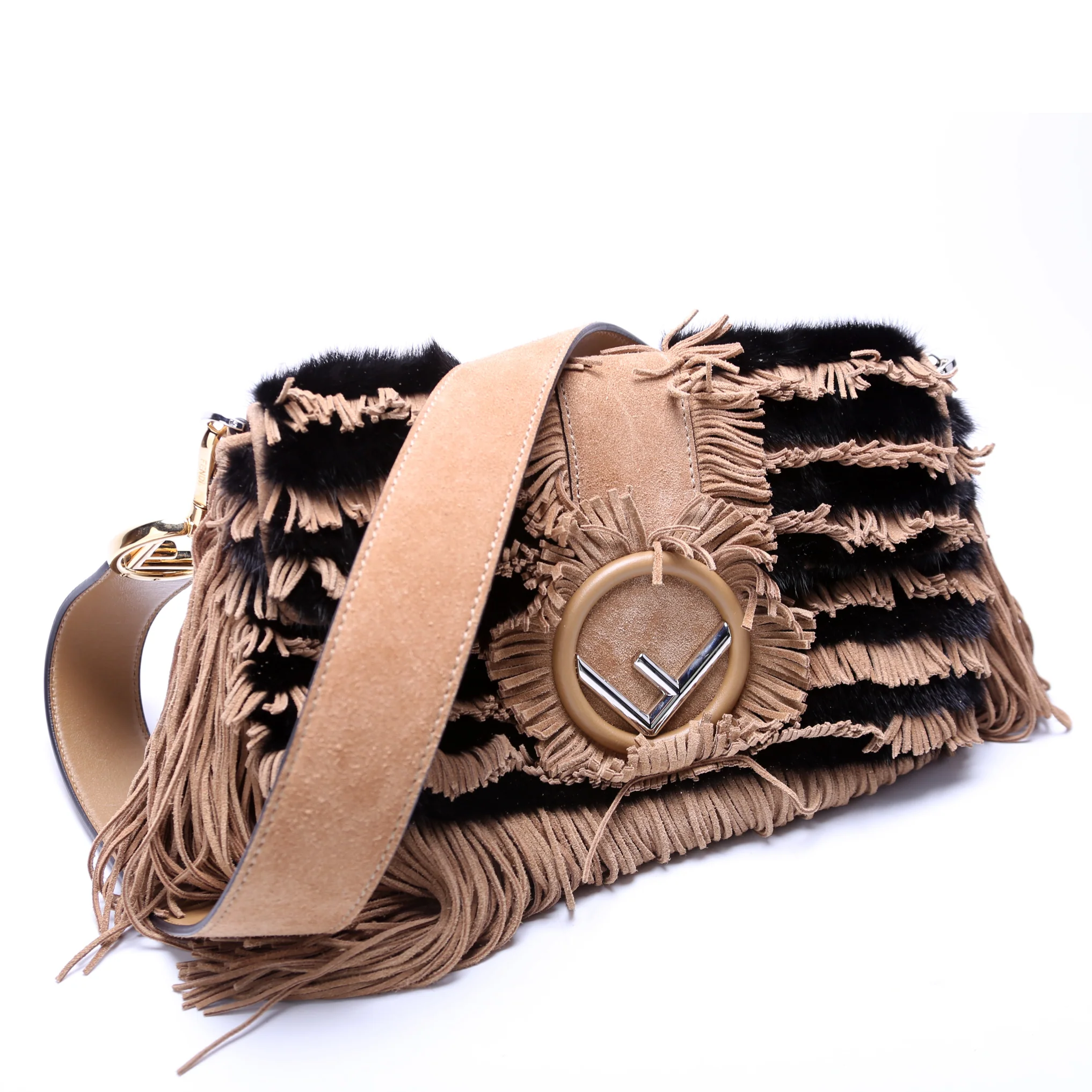 Baguette Fur/Suede Fringe - Image 2