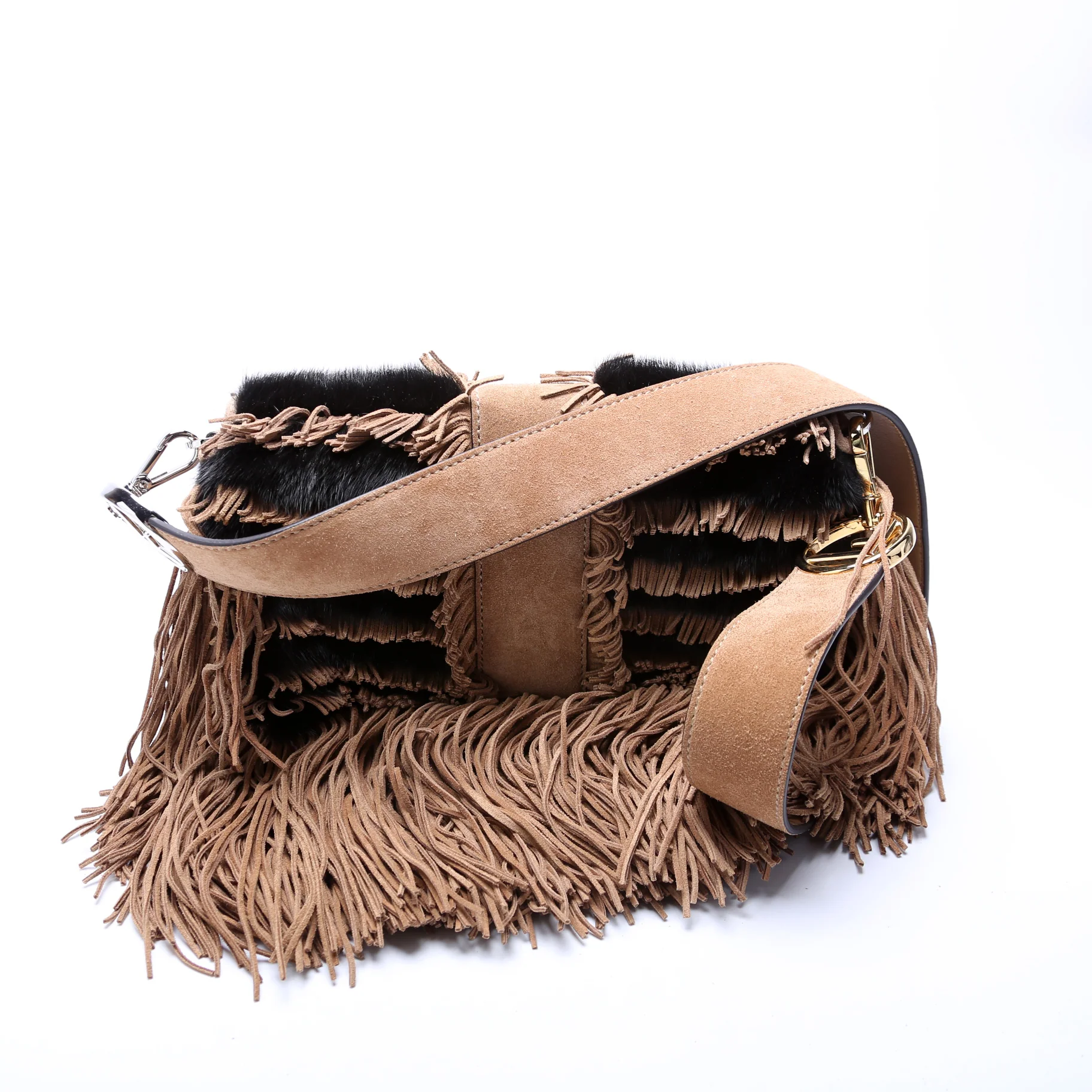 Baguette Fur/Suede Fringe - Image 3