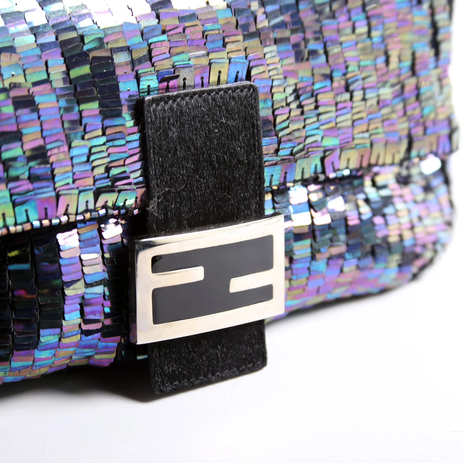 Baguette Sequin Ponyhair Blue - Image 11
