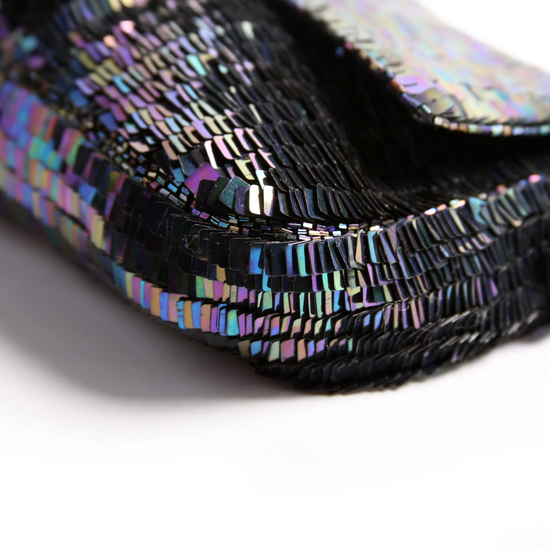 Baguette Sequin Ponyhair Blue - Image 7