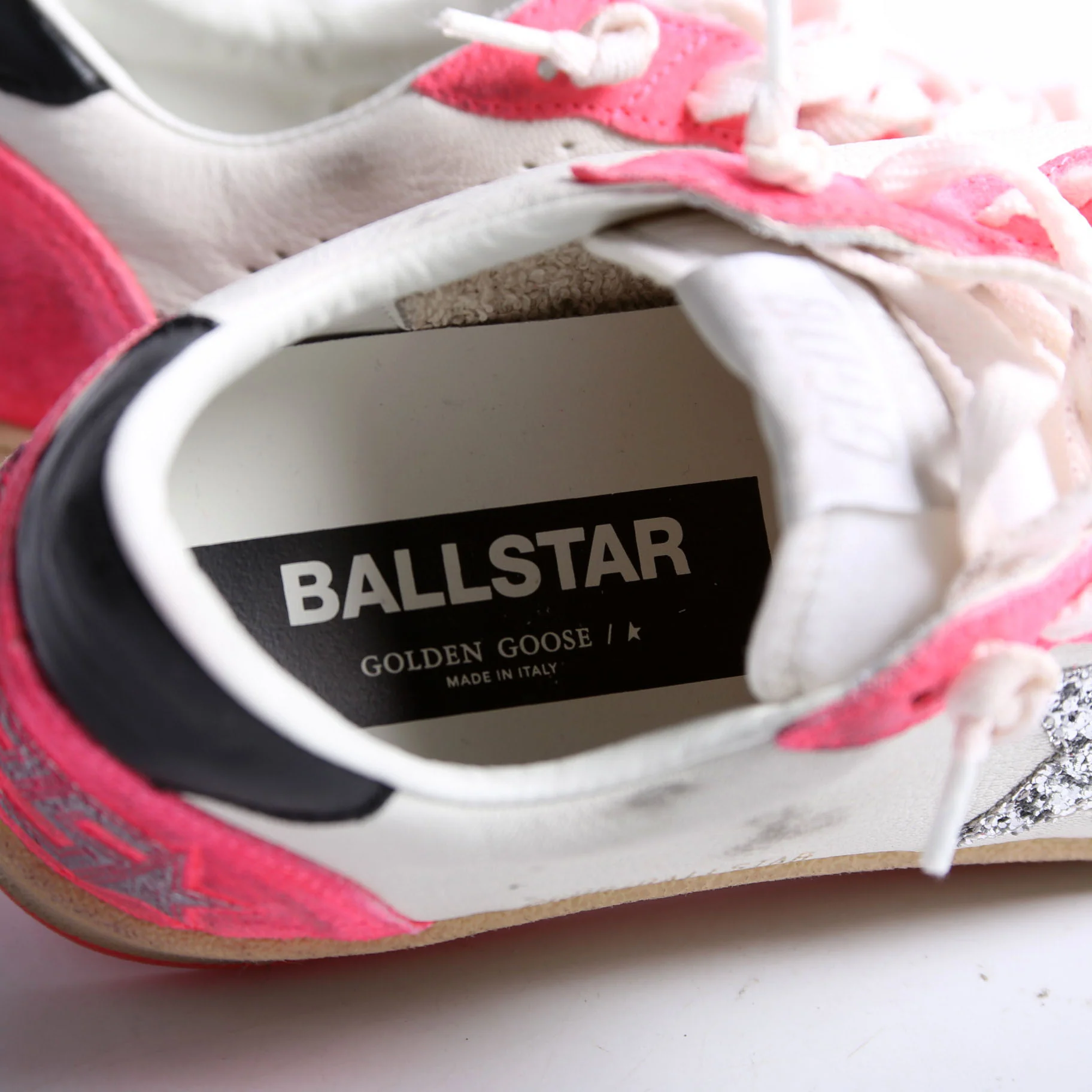 Ballstar Sneakers Size 40 White/Pink - Image 6
