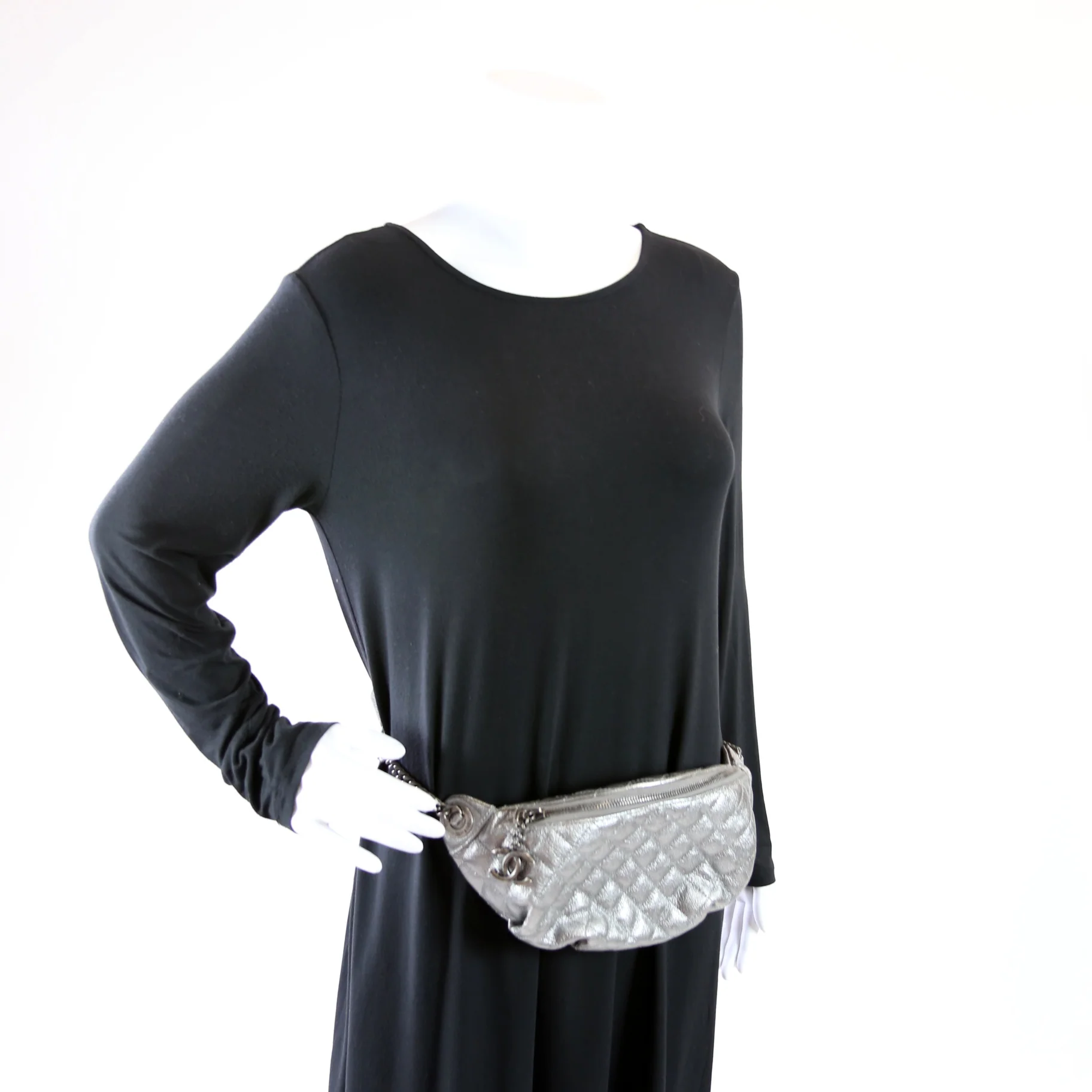 Banane Waist Bag Metallic Calfskin 21M - Image 8