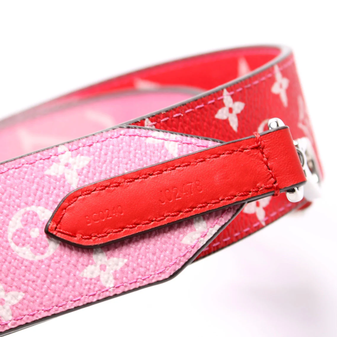 Bandouliere Escale Monogram Strap Pink - Image 4