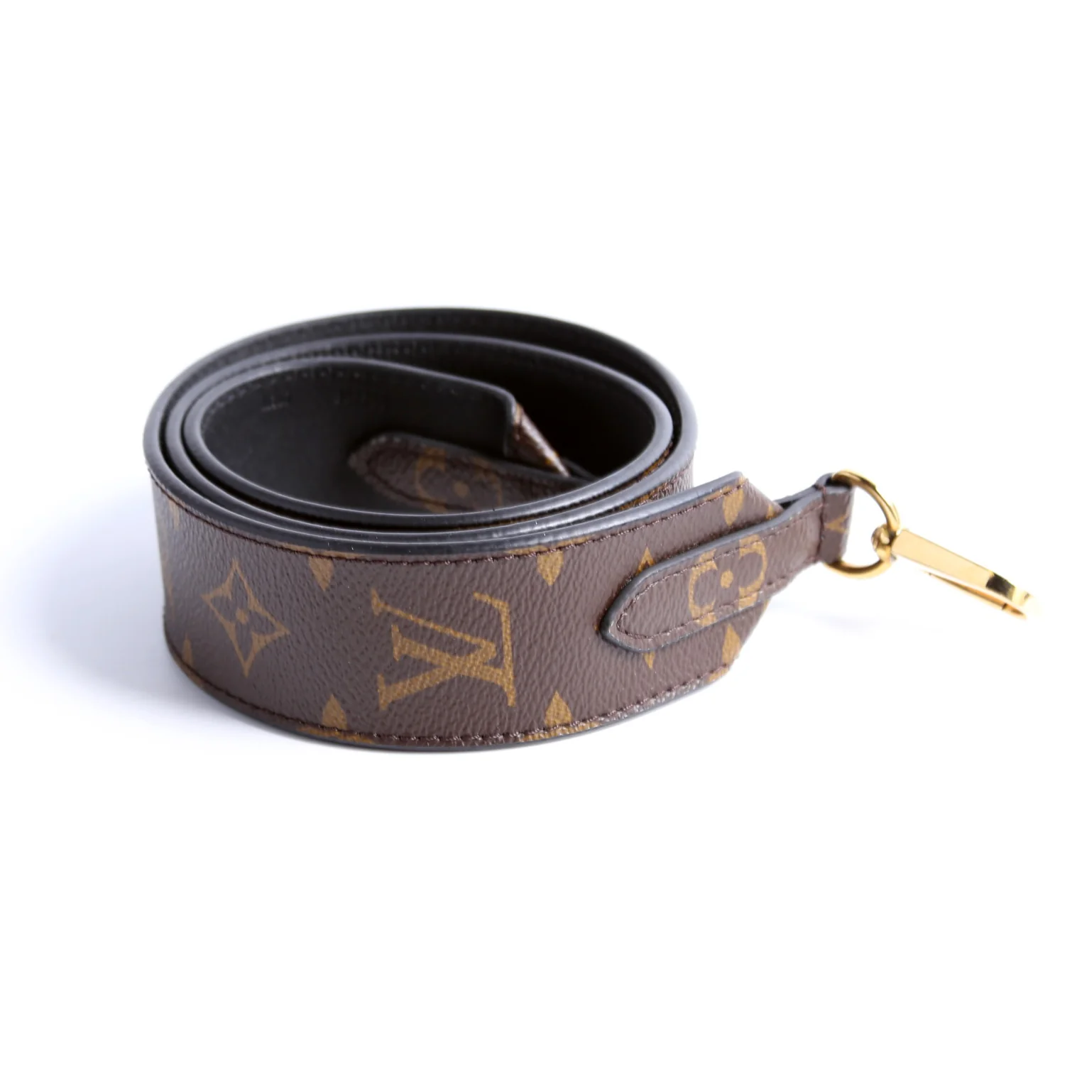 Bandouliere Monogram/Leather Strap Black - Image 4