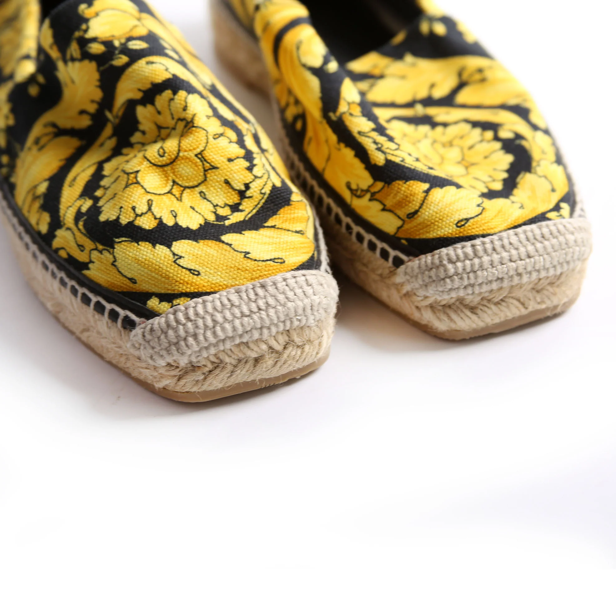 Barocco Print Espadrilles Size 37.5 - Image 10