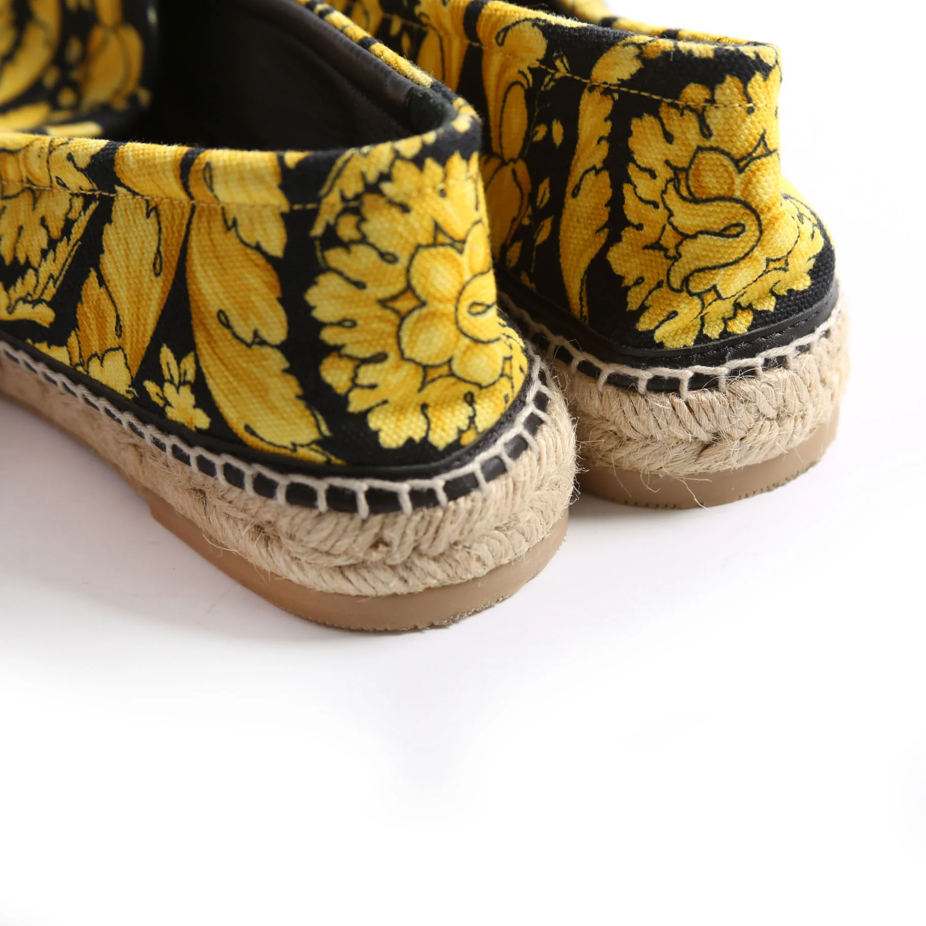 Barocco Print Espadrilles Size 37.5 - Image 11