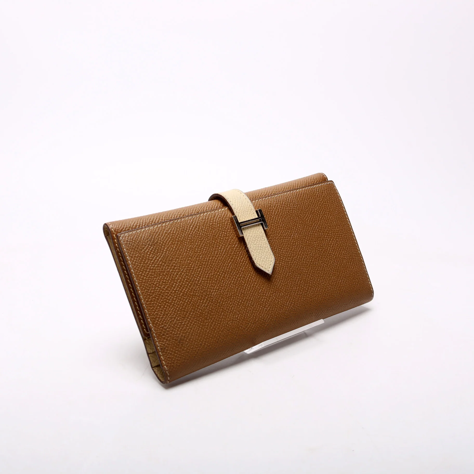 Bearn Trifold Wallet Epsom Leather Brown - Image 2
