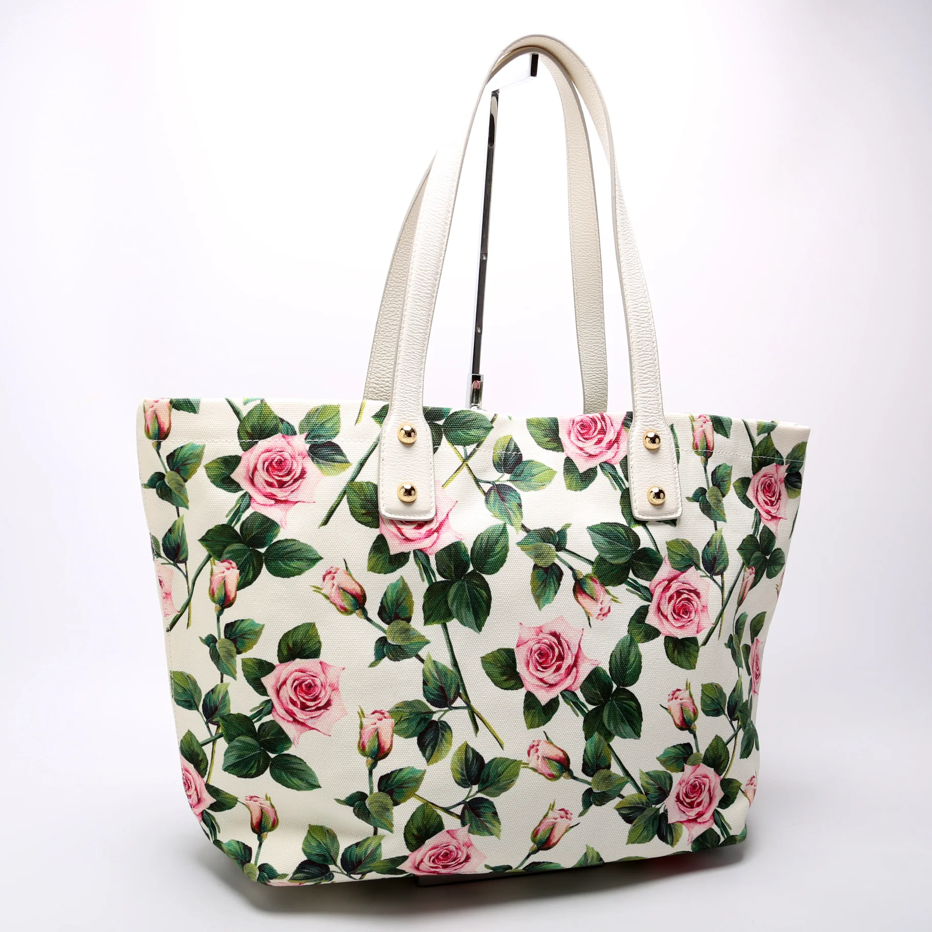 Beatrice Floral Canvas Tote - Image 2