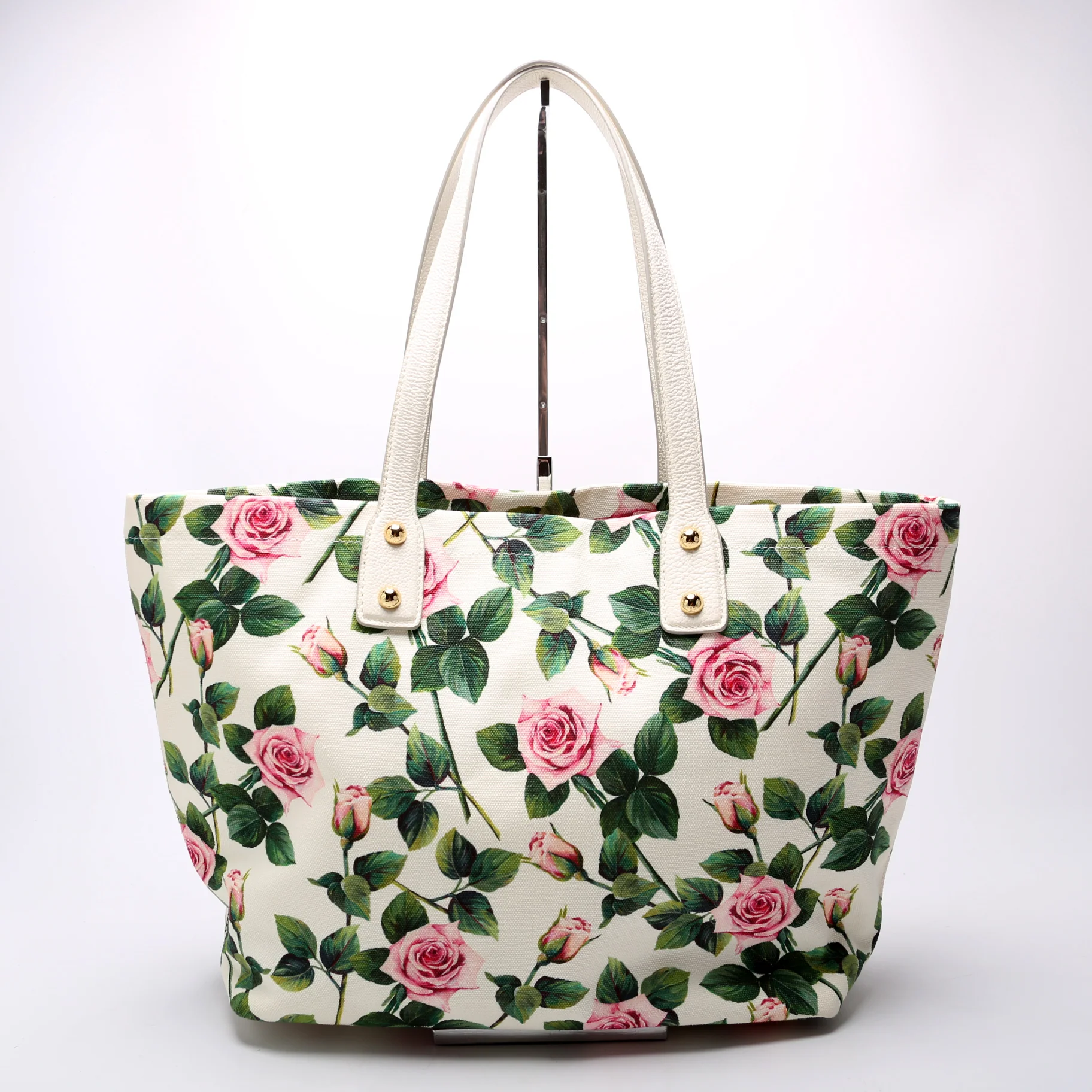 Beatrice Floral Canvas Tote - Image 3