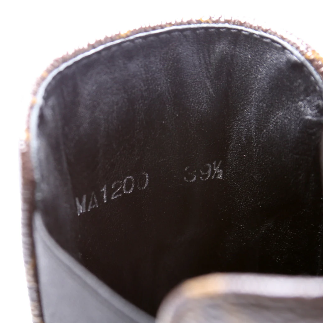 Beaubourg Monogram Ankle Boots Size 39.5 - Image 5