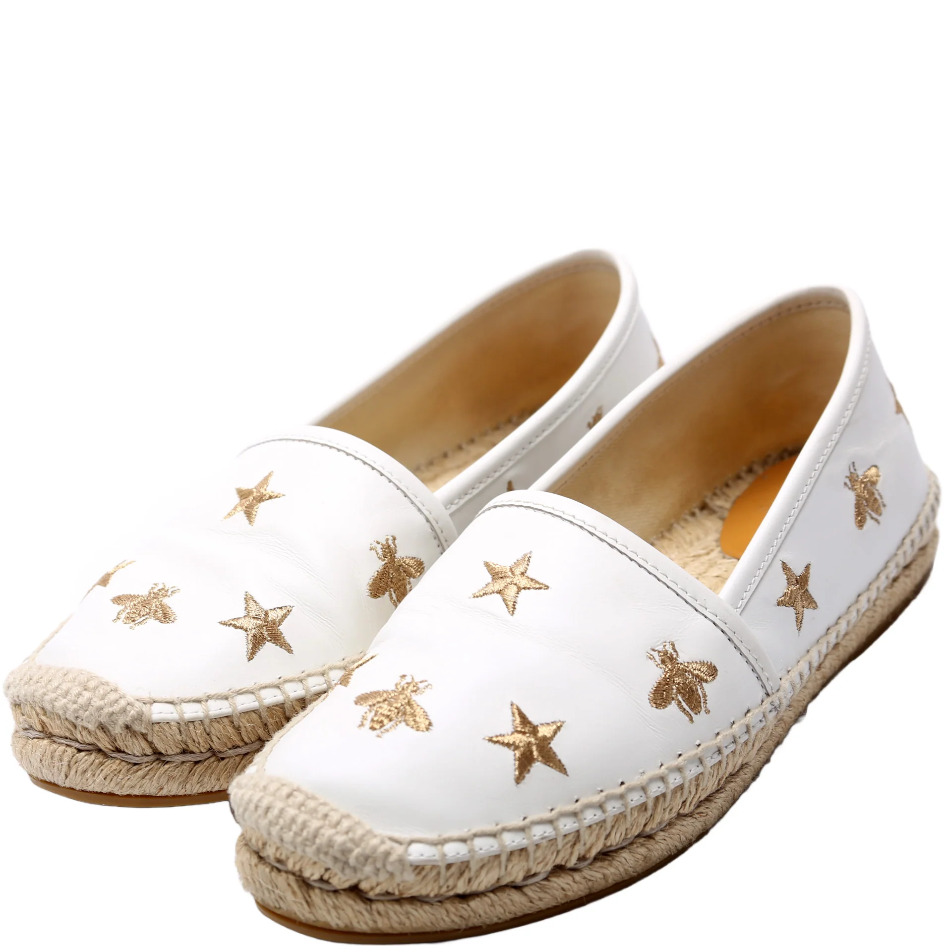 Bee Star Leather Espadrilles