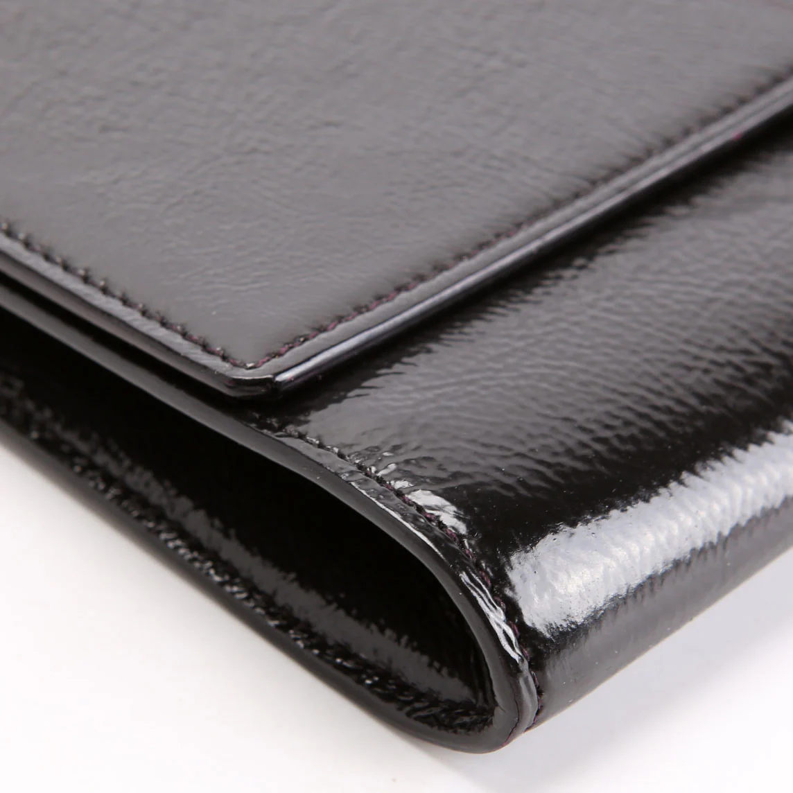 Belle De Jour Clutch Texture Patent 203855 Black - Image 5