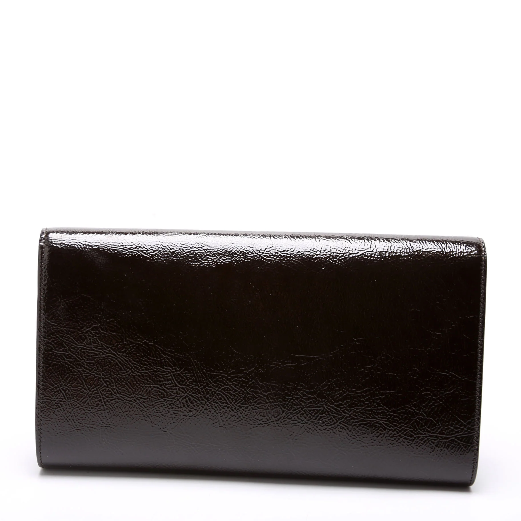 Belle De Jour Clutch Textured Patent 347990 Black - Image 3