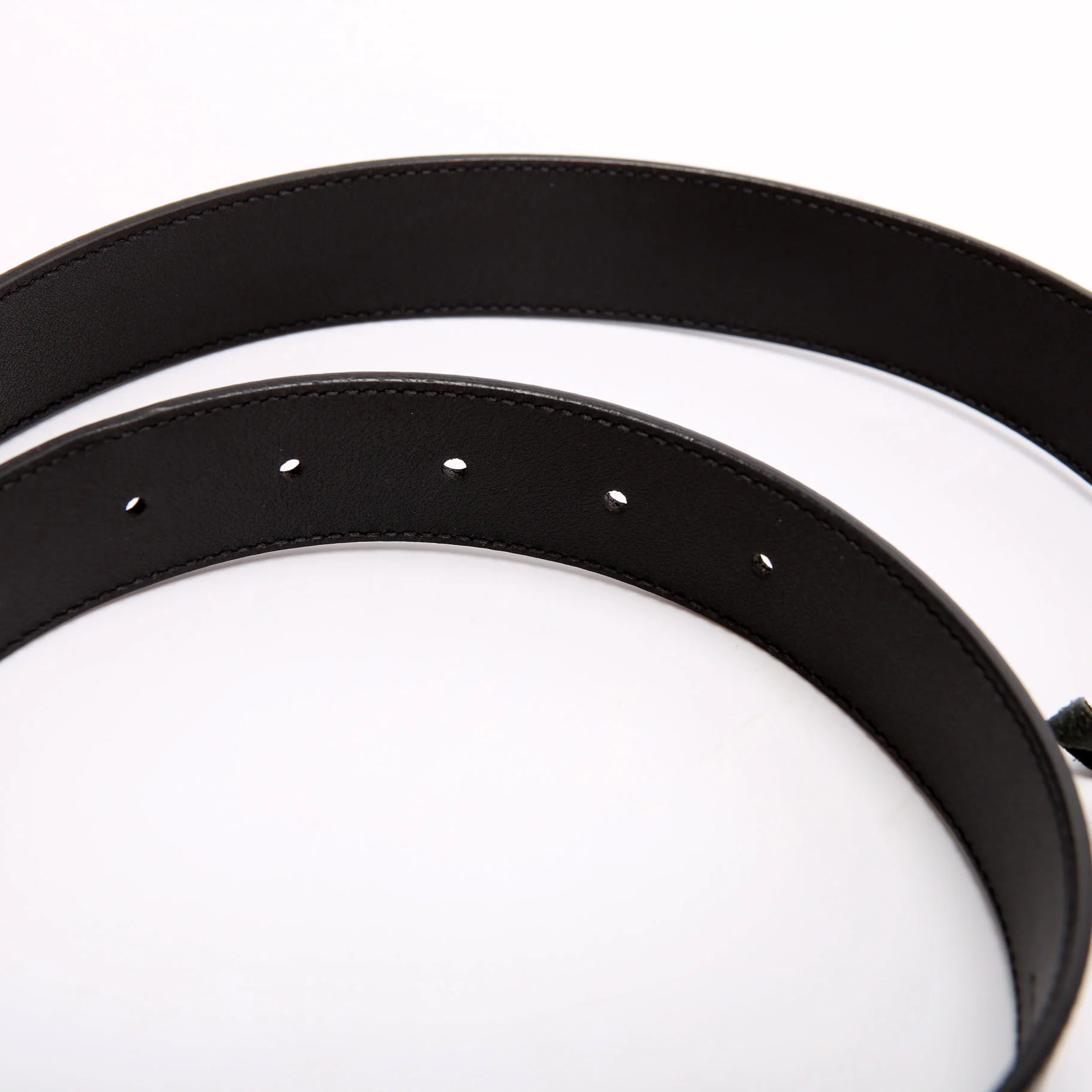 Belt: 414516 GG Marmont Size 85/34 Black/Gold - Image 3
