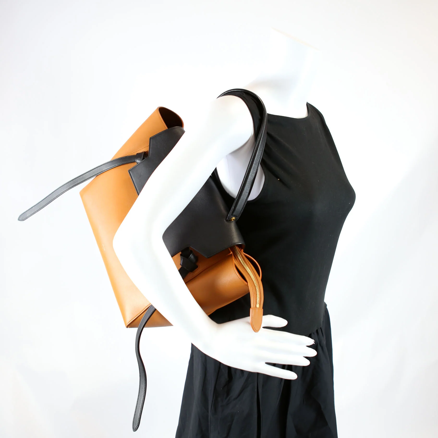 Belt Bag Bicolor Medium Brown/Black - Image 13