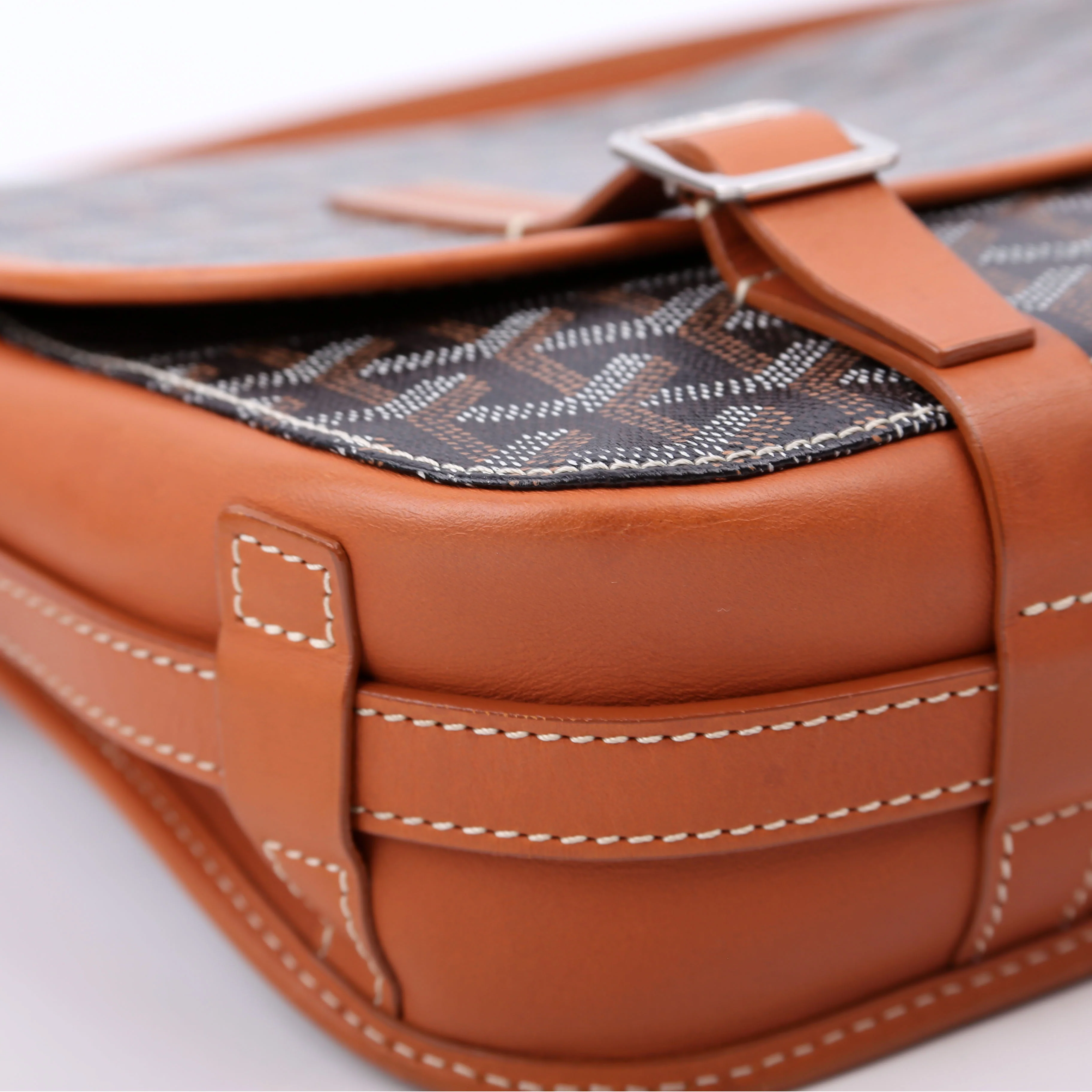 Belvedere MM Goyardine Canvas Black/Brown - Image 5