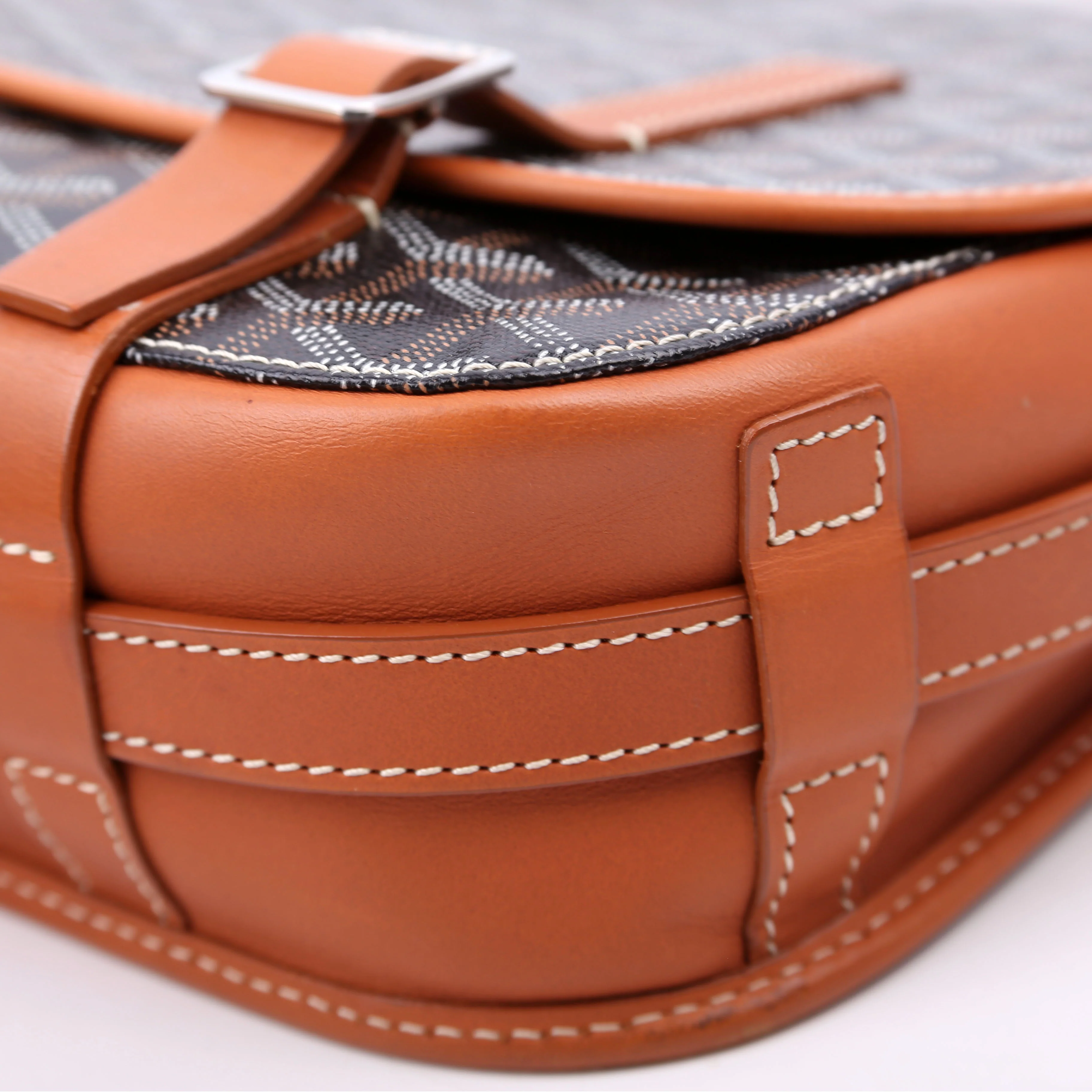 Belvedere MM Goyardine Canvas Black/Brown - Image 6