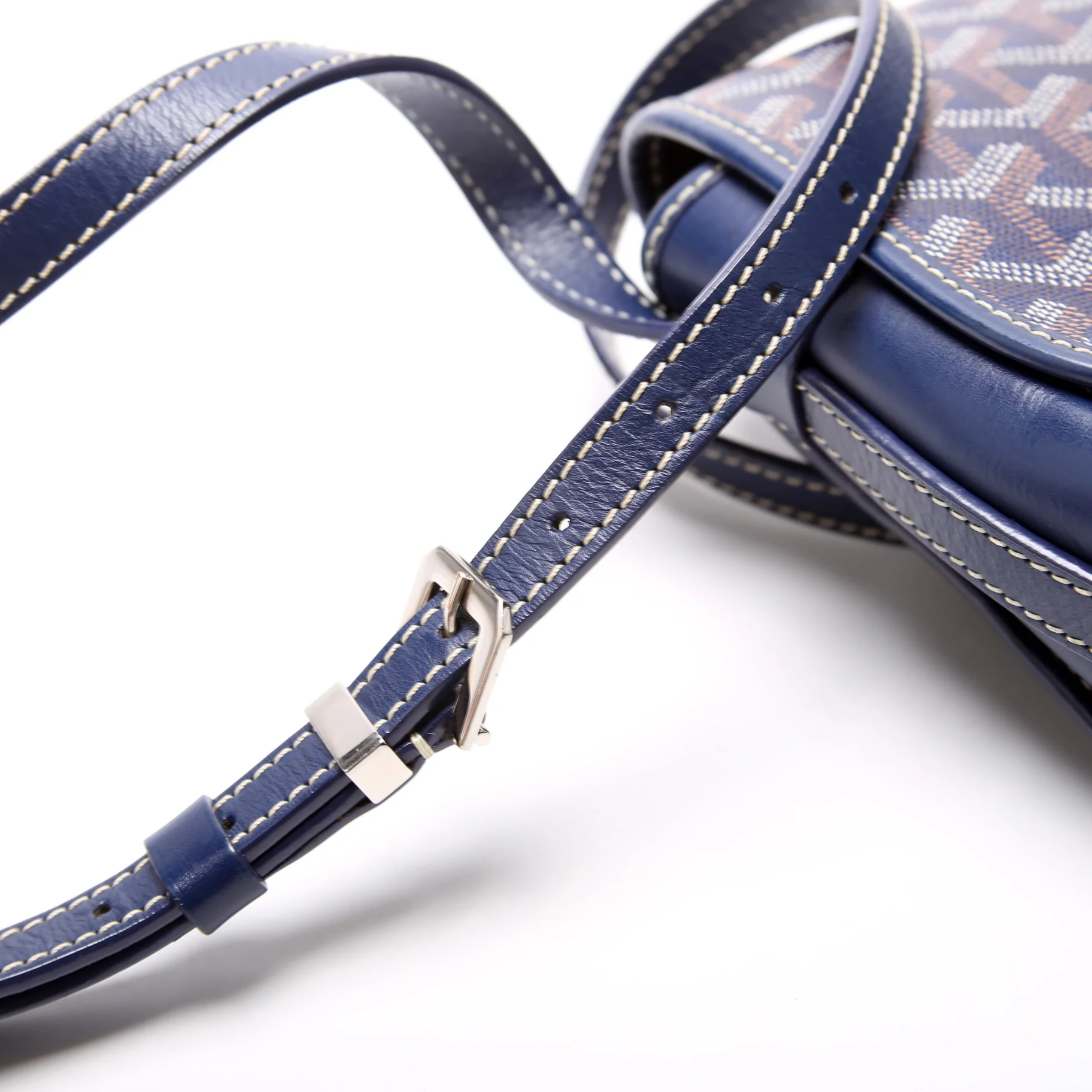 Belvedere PM Goyardine Canvas Navy - Image 6