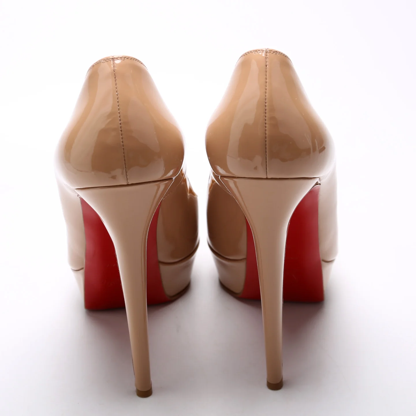 Bianca 140 Platform Pumps Size 40.5 Nude - Image 3
