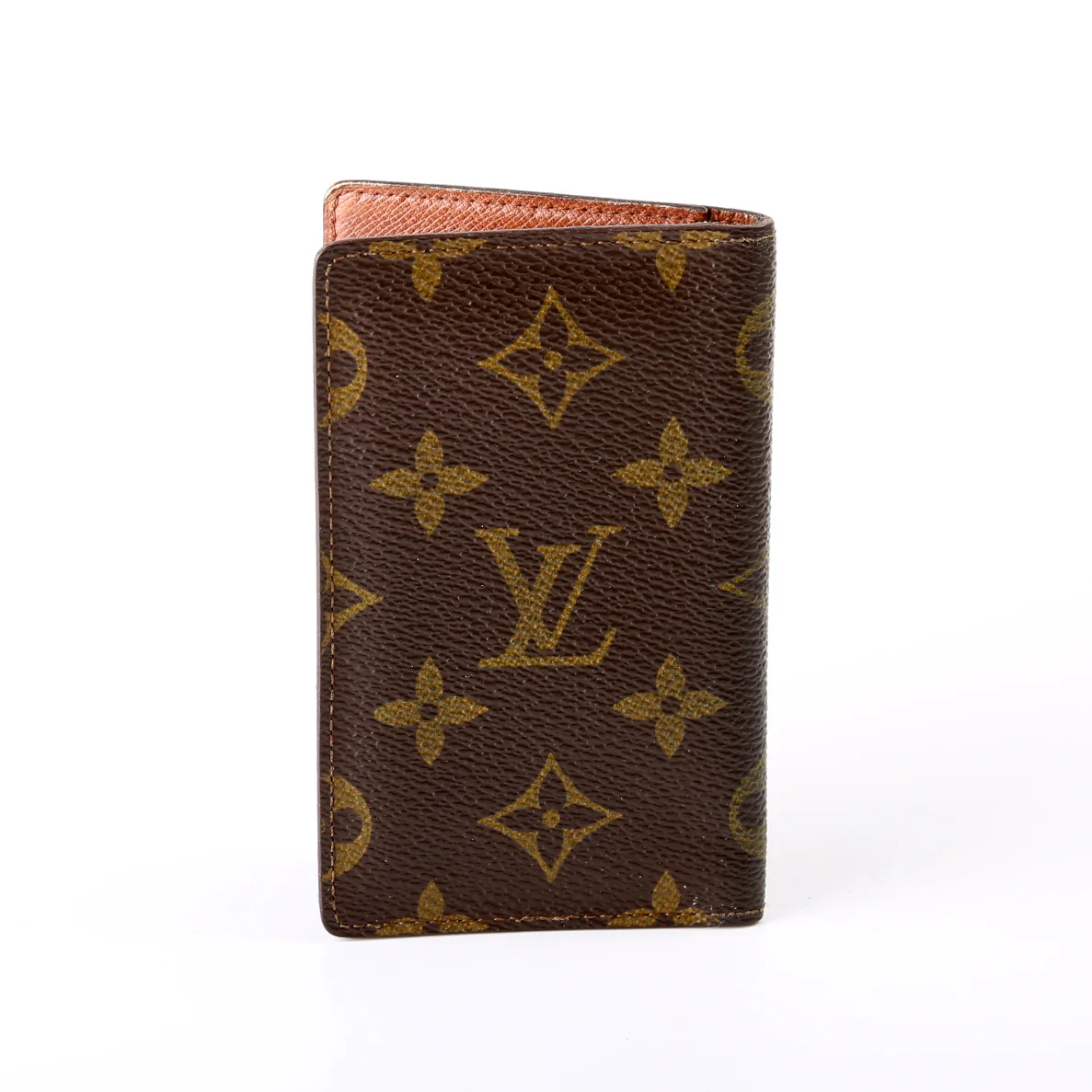 Bifold 2 Card Holder Monogram Vintage - Image 3