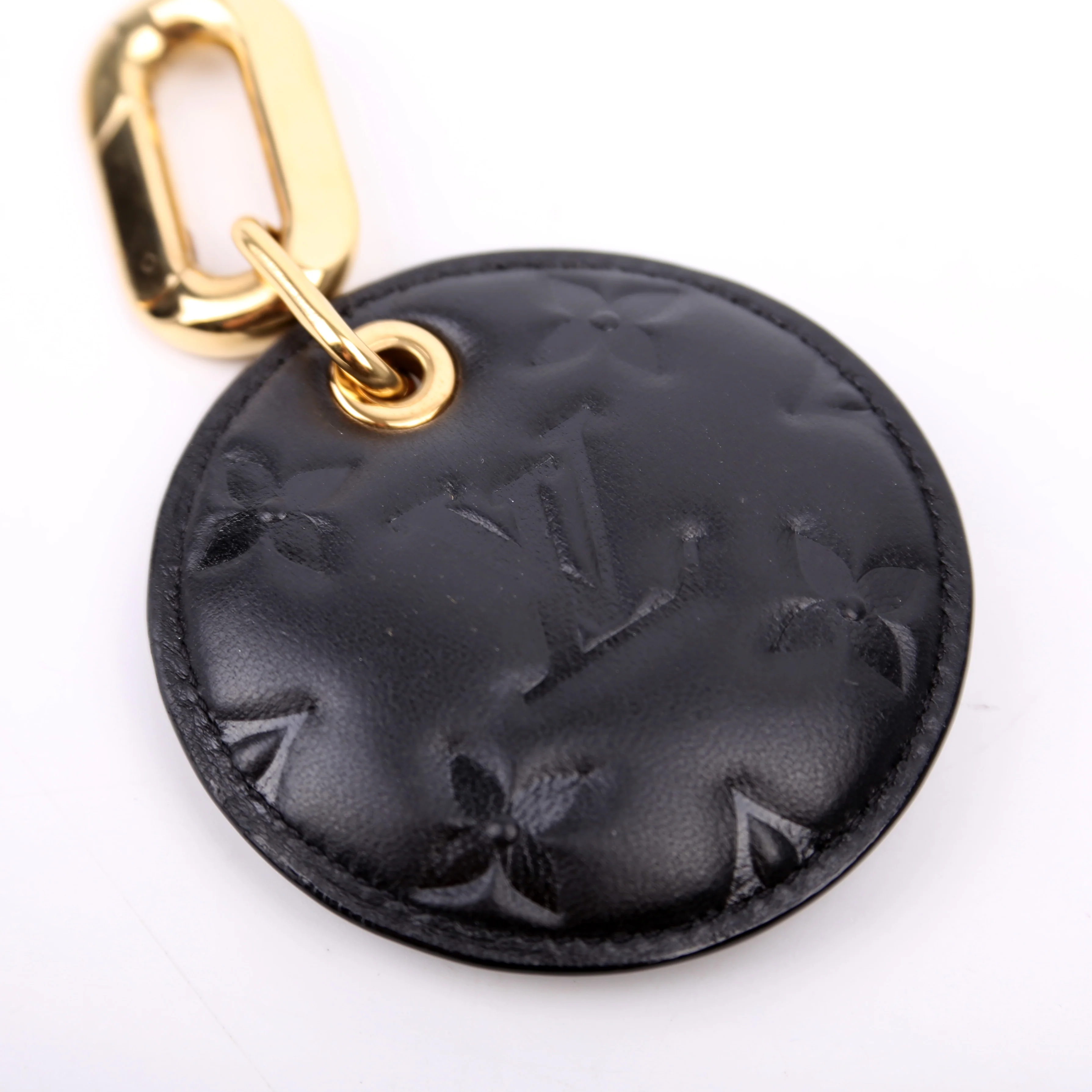 Bijoux Sac Coussin Illustre Key Holder Bag Charm Black - Image 2