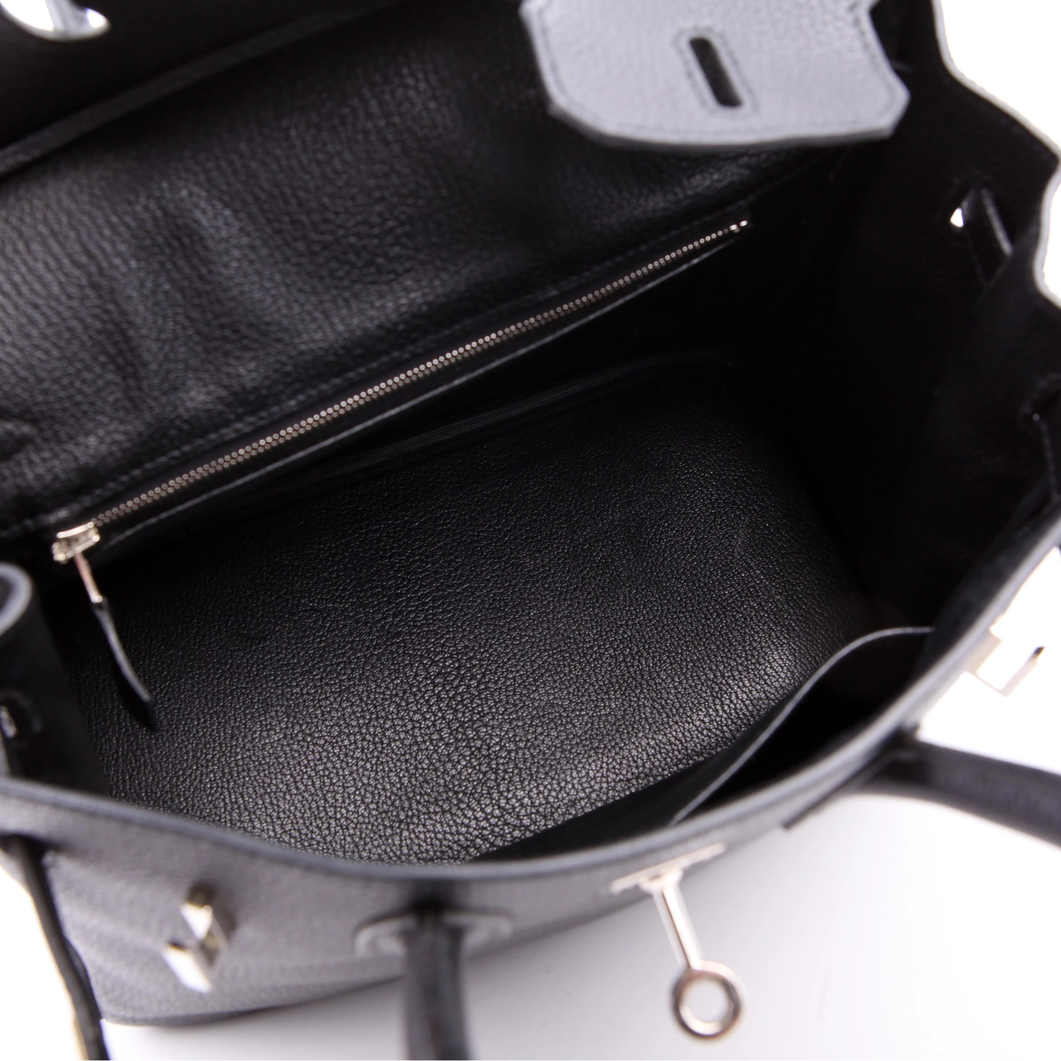 Birkin 25 Togo 2016 Black/Palladium - Image 17