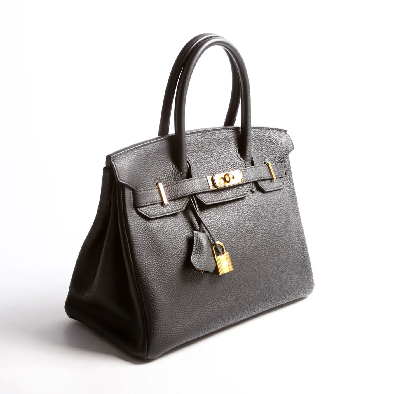 Birkin 30 Togo 2017 Black and Gold - Image 3
