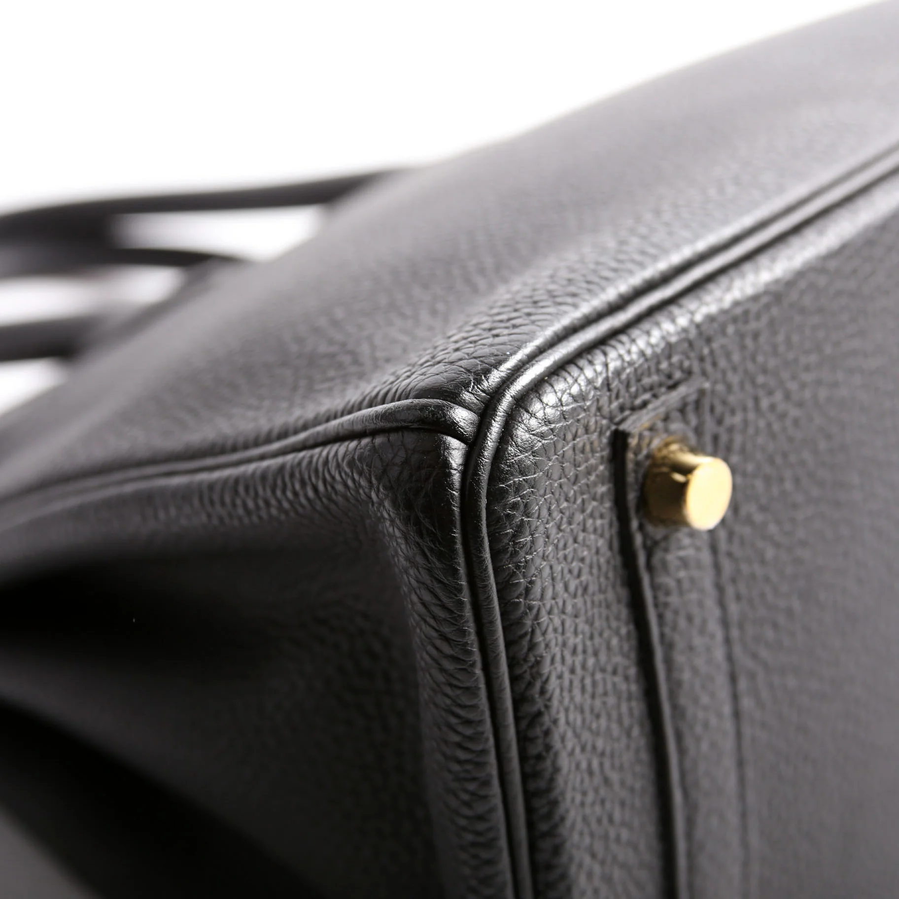Birkin 30 Togo 2017 Black and Gold - Image 9