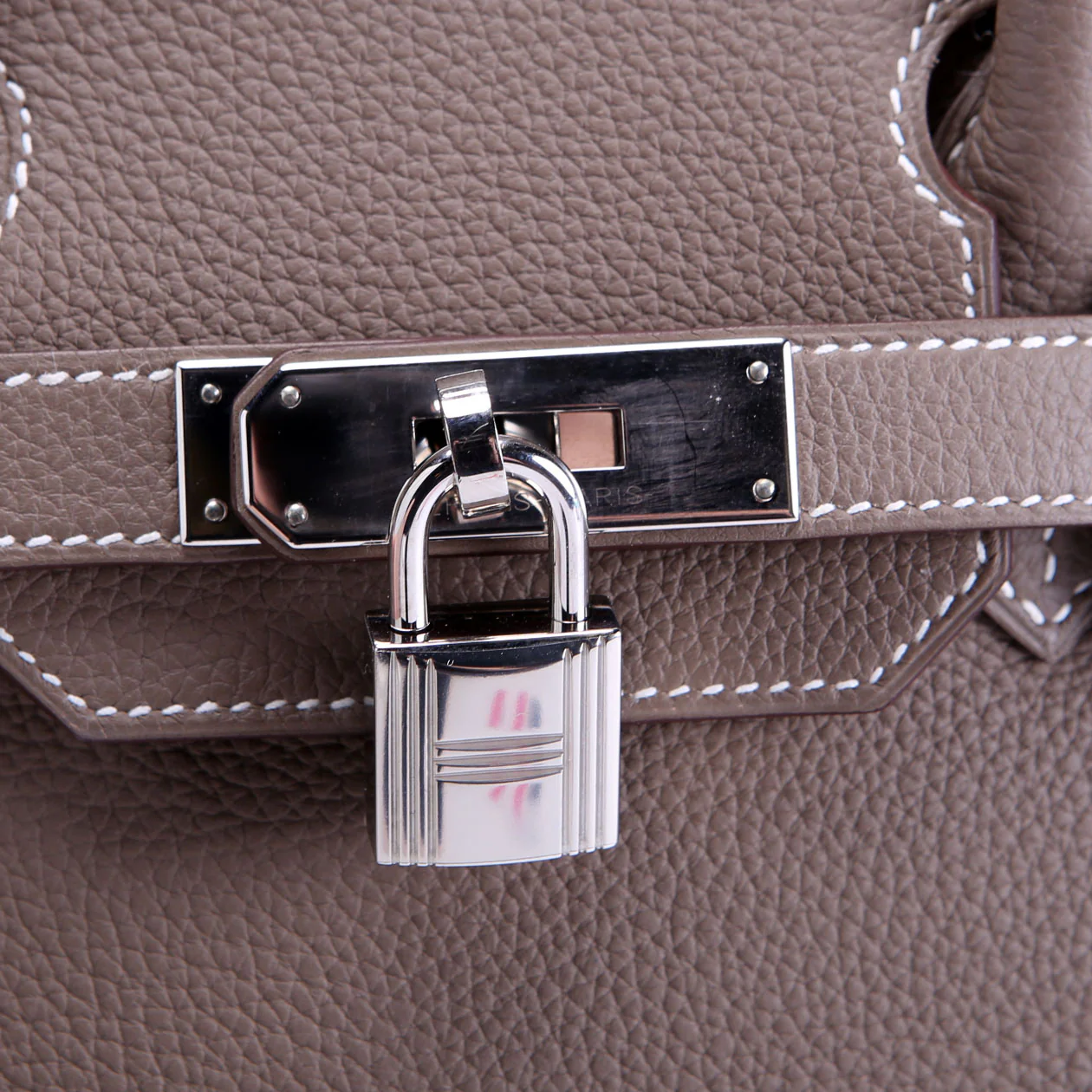 Birkin 30 Togo 2017 Taupe - Image 9
