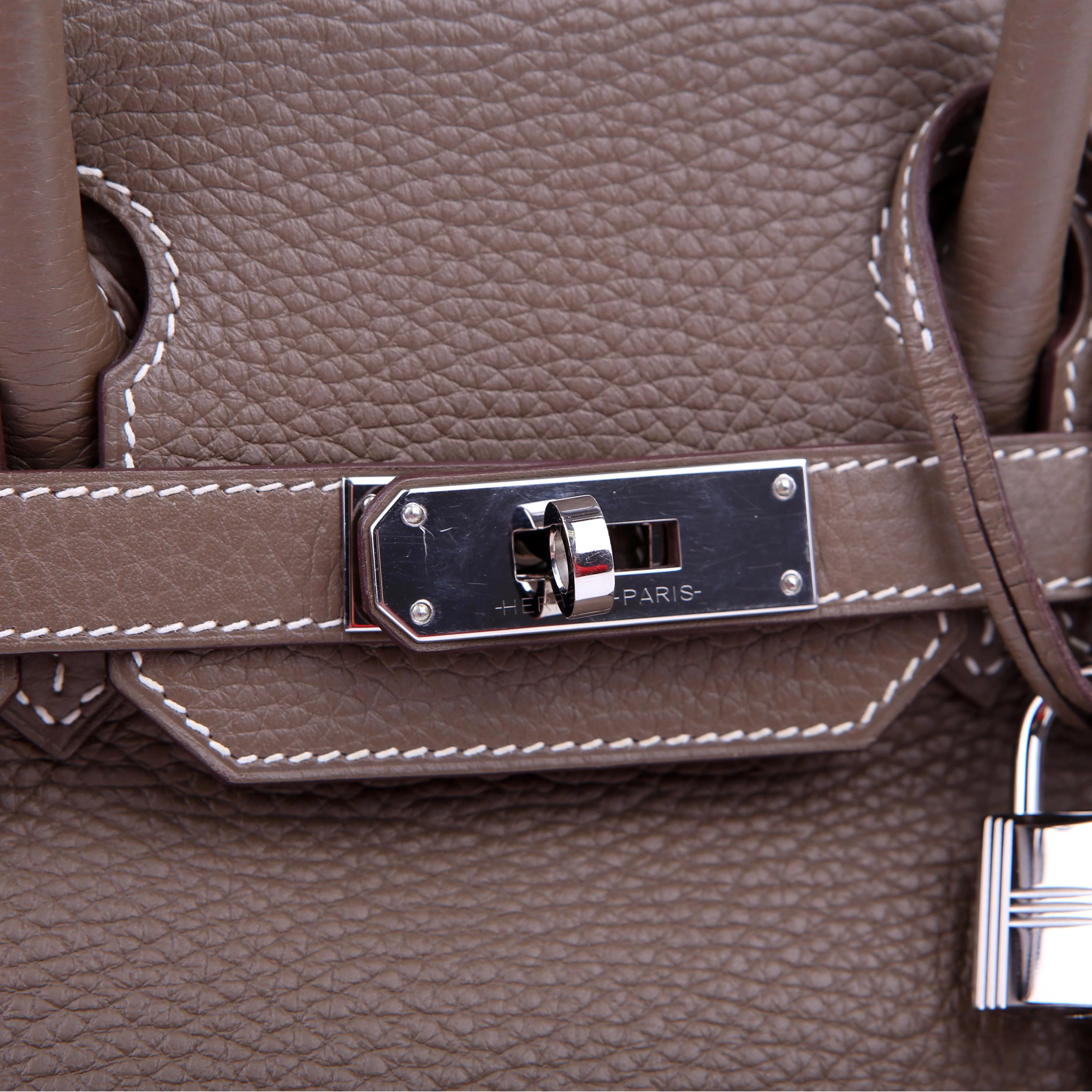 Birkin 30 Togo Etoupe/Palladium 2018 - Image 13